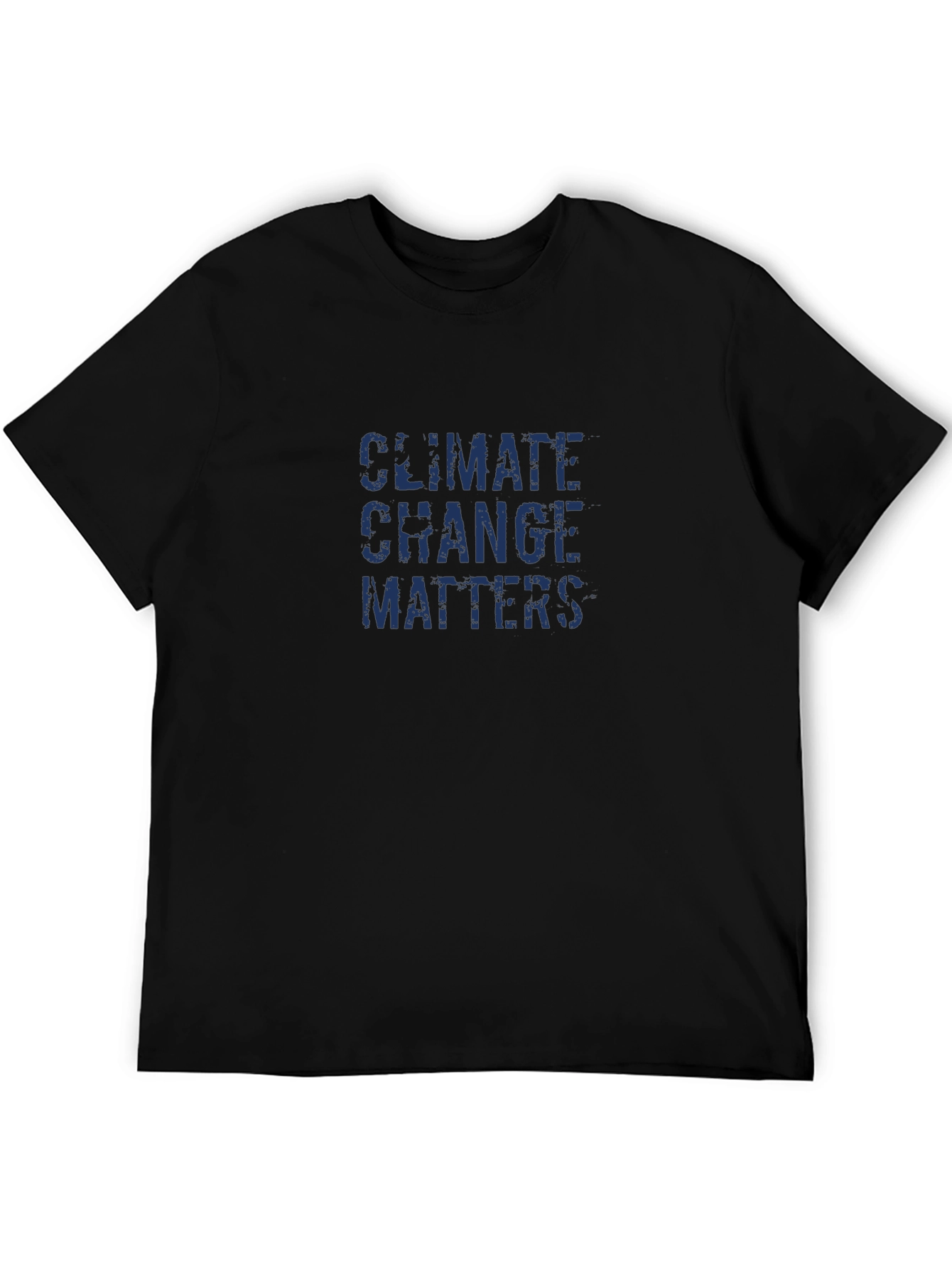 Climate Change Matters Black T-Shirt