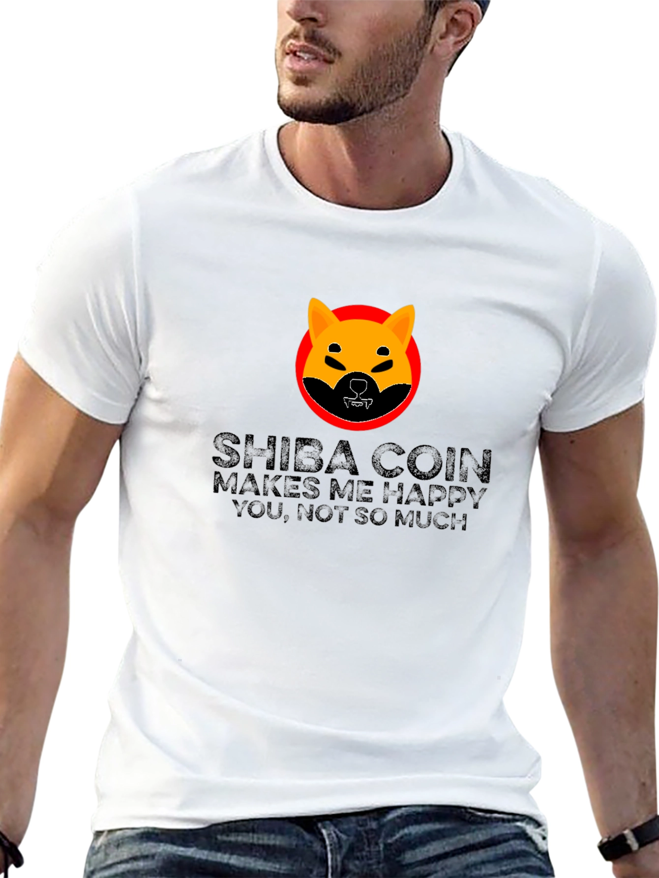Shiba Coin Makes Me Happy T-Shirt