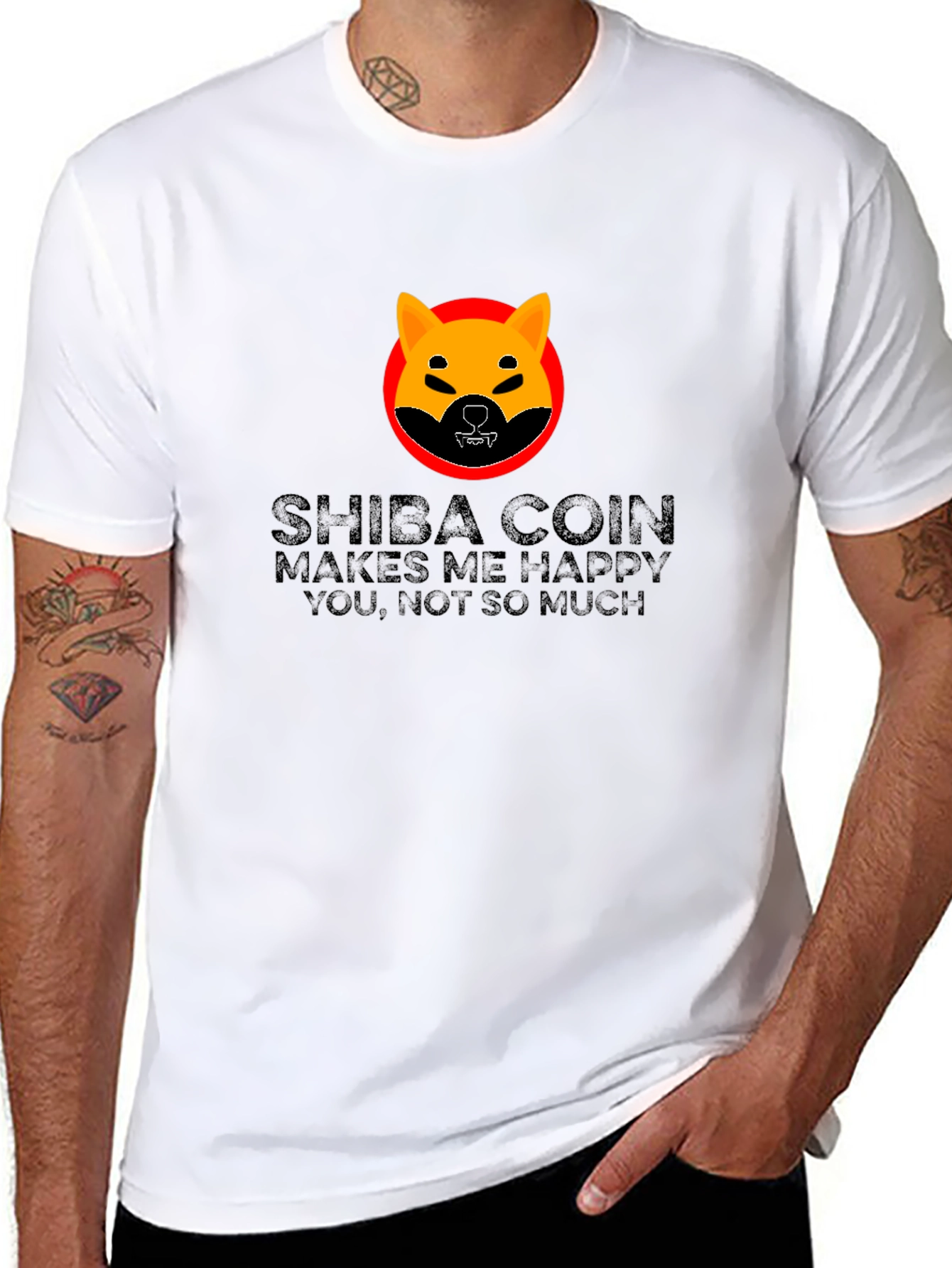Shiba Coin Makes Me Happy T-Shirt