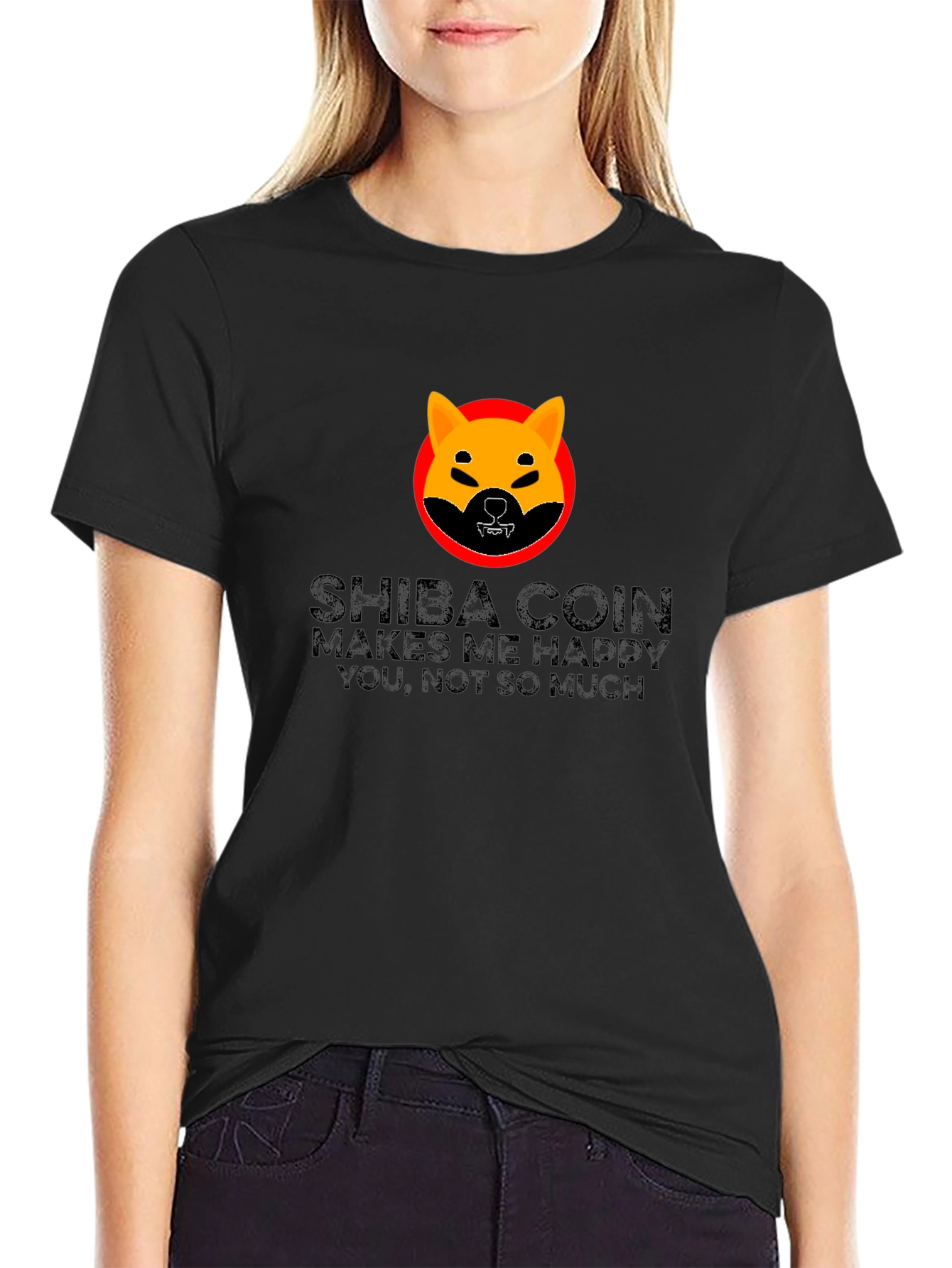 Shiba Coin Makes Me Happy T-Shirt