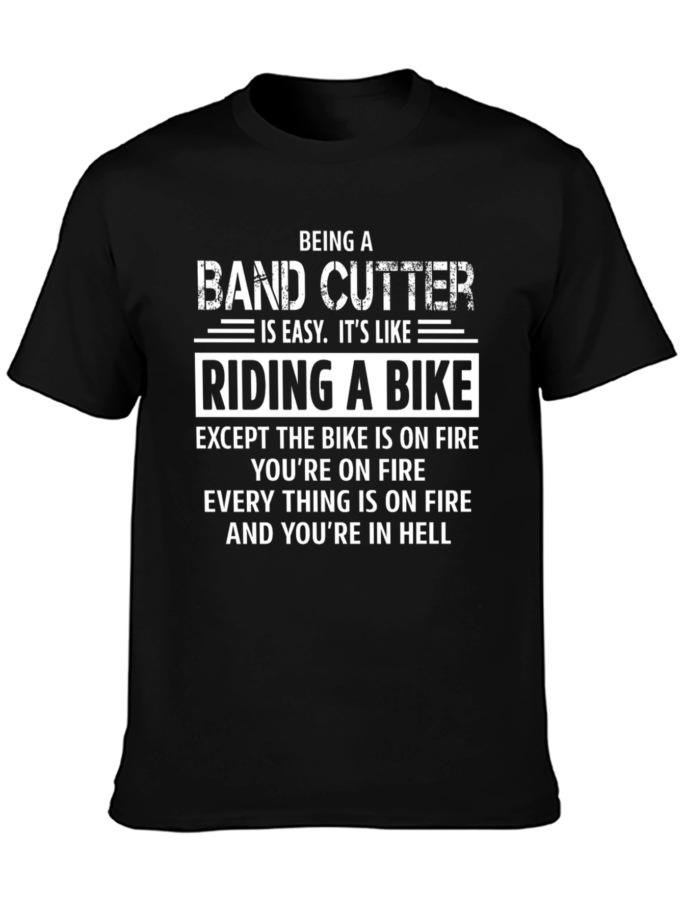 Band Cutter Hell Graphic T-Shirt