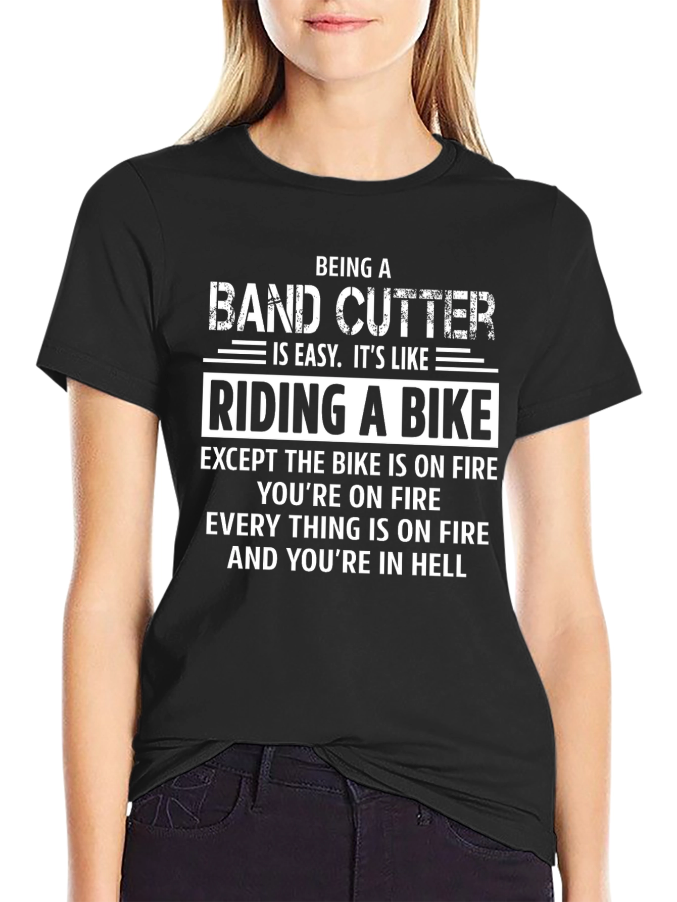 Band Cutter Hell Graphic T-Shirt