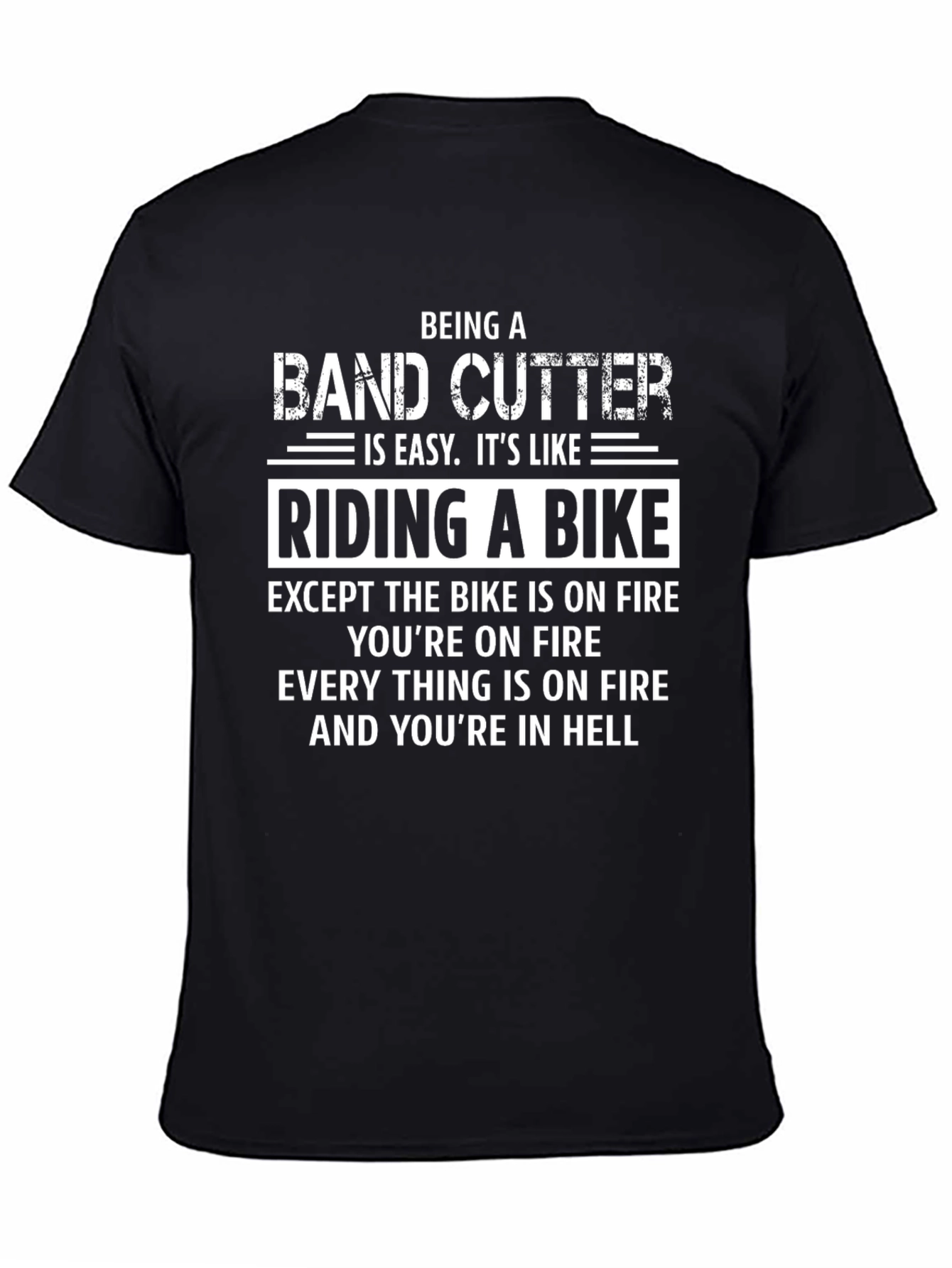 Band Cutter Hell Graphic T-Shirt