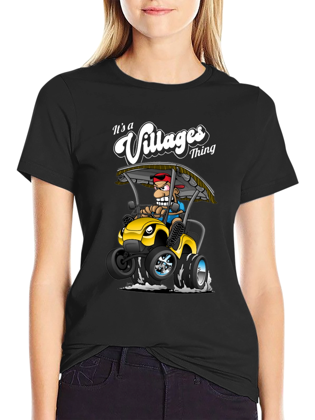 Villages Thing Cartoon Graphic T-Shirt