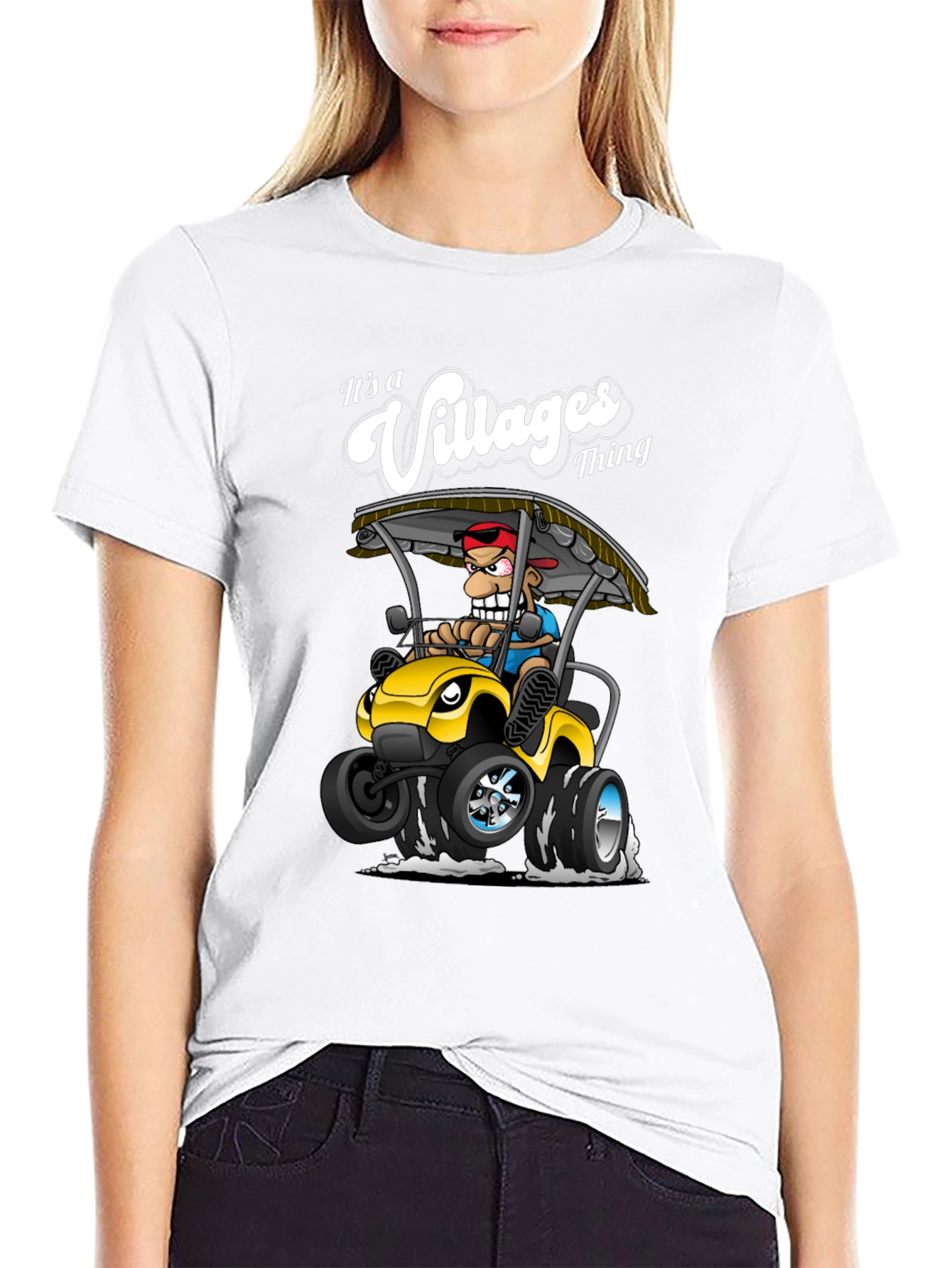 Villages Thing Cartoon Graphic T-Shirt