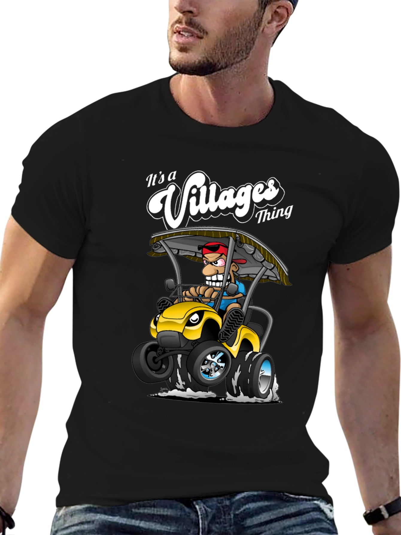 Villages Thing Cartoon Graphic T-Shirt
