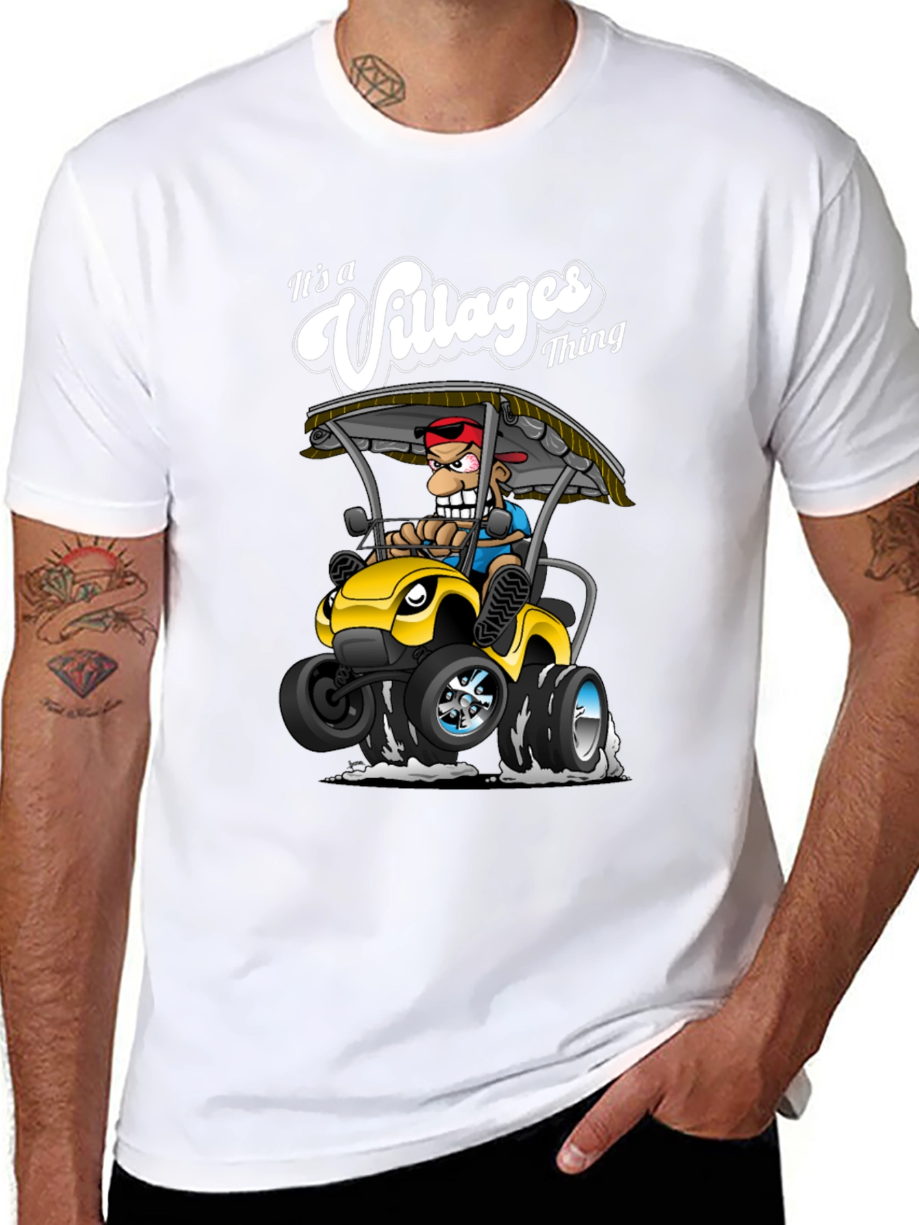 Villages Thing Cartoon Graphic T-Shirt