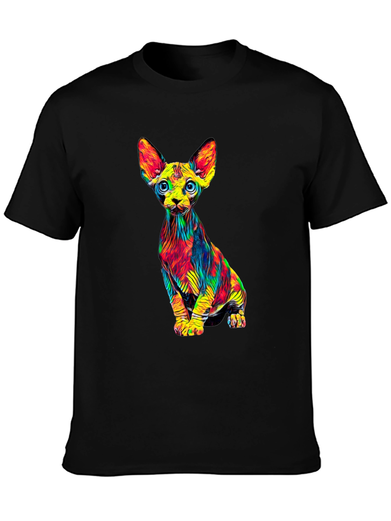 Psychedelic Sphynx Cat T-Shirt