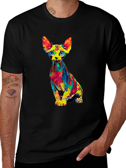 Psychedelic Sphynx Cat T-Shirt
