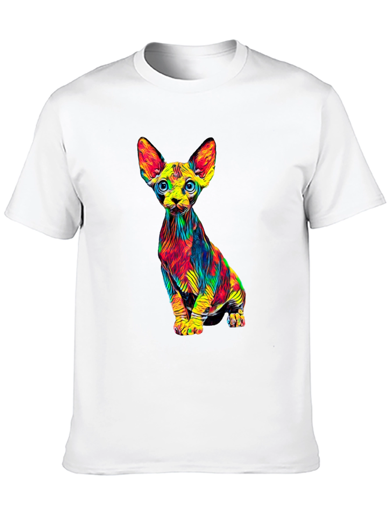 Psychedelic Sphynx Cat T-Shirt