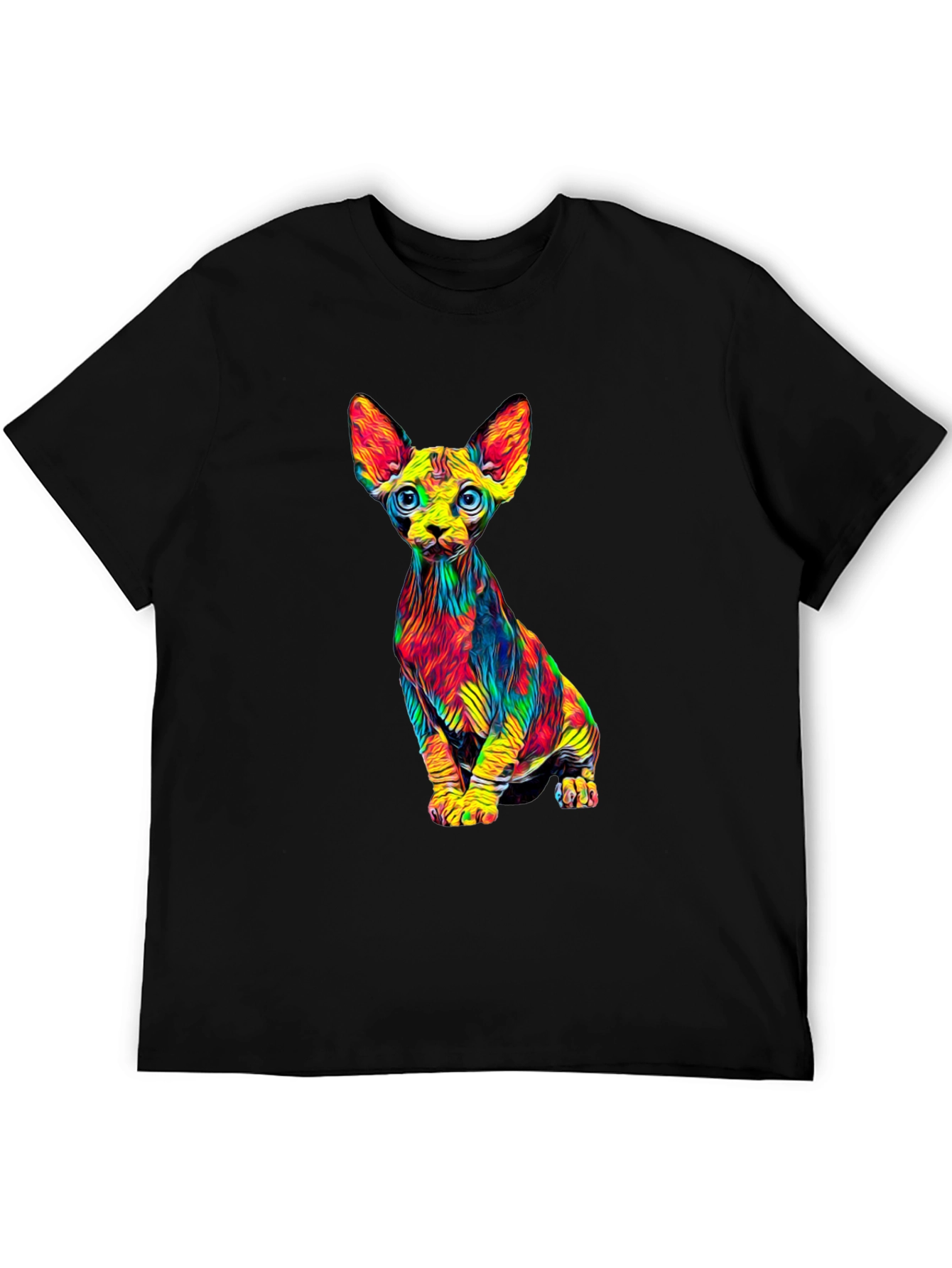 Psychedelic Sphynx Cat T-Shirt