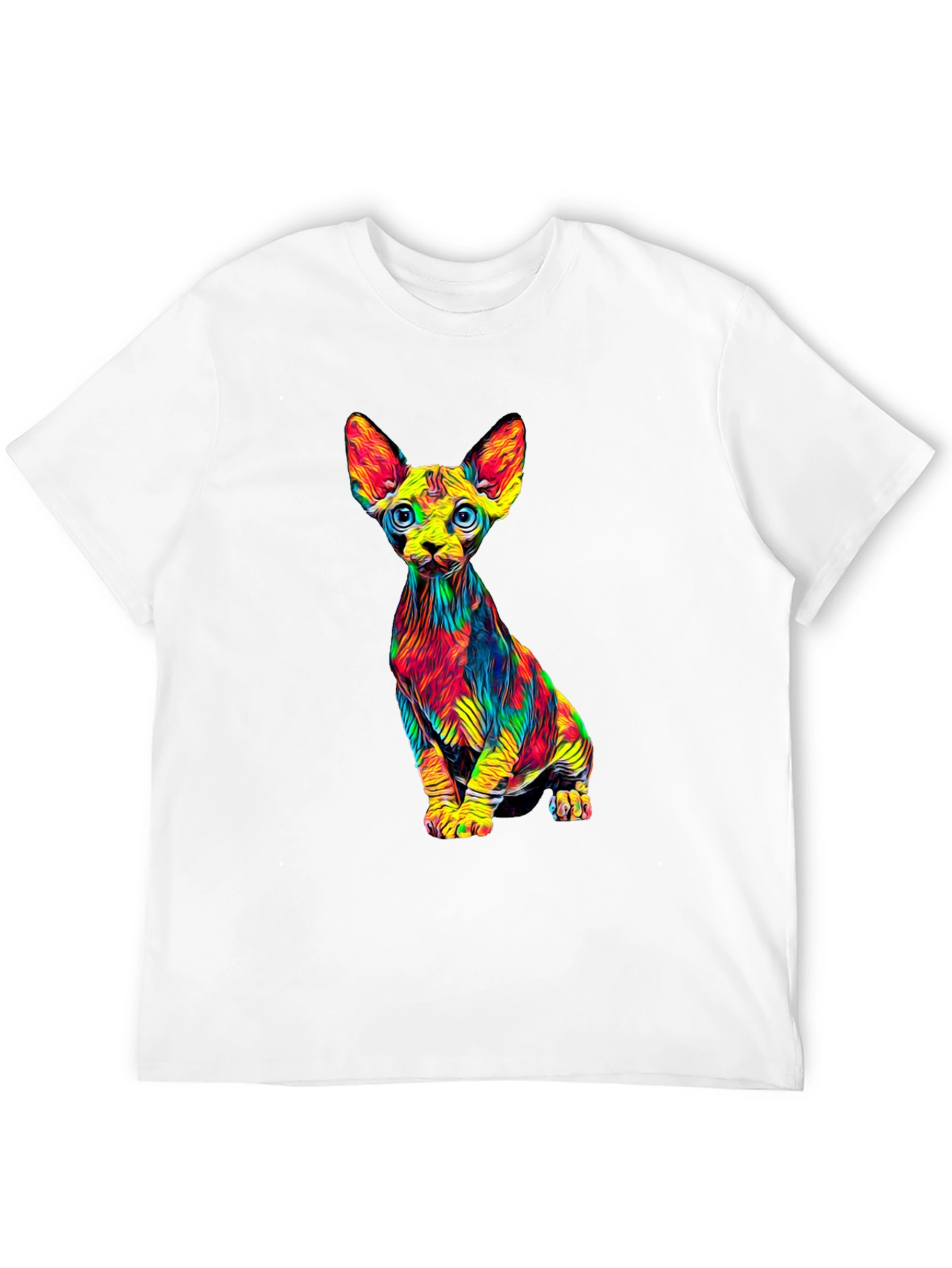Psychedelic Sphynx Cat T-Shirt