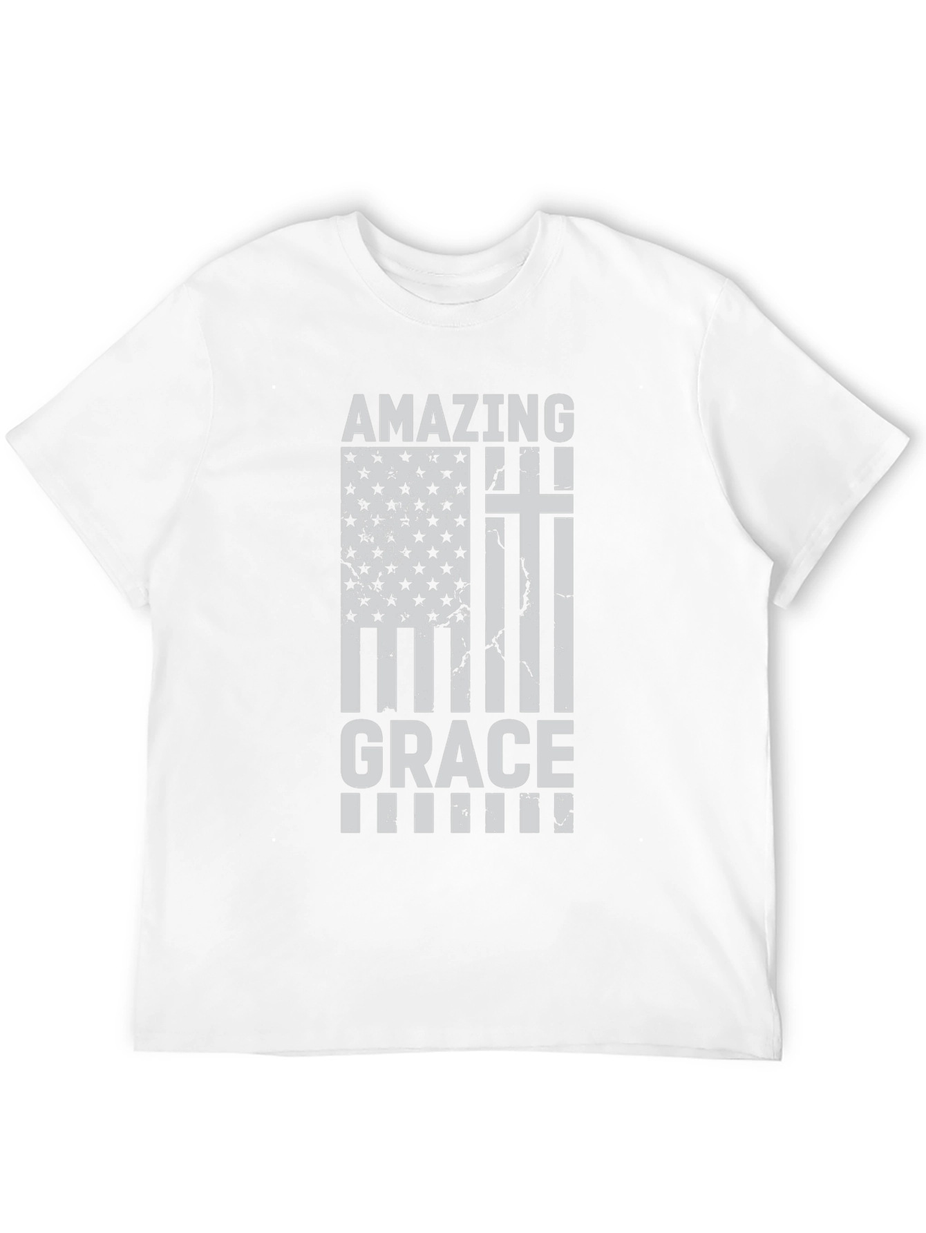 Amazing Grace Christian USA Flag T-Shirt
