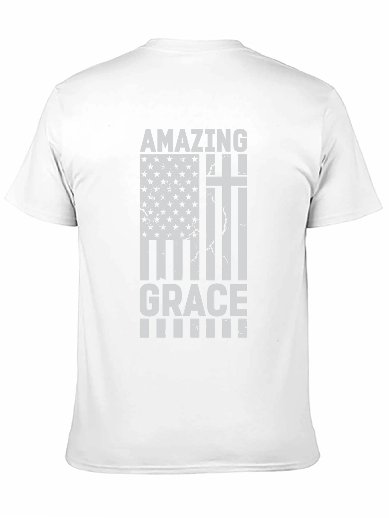 Amazing Grace Christian USA Flag T-Shirt
