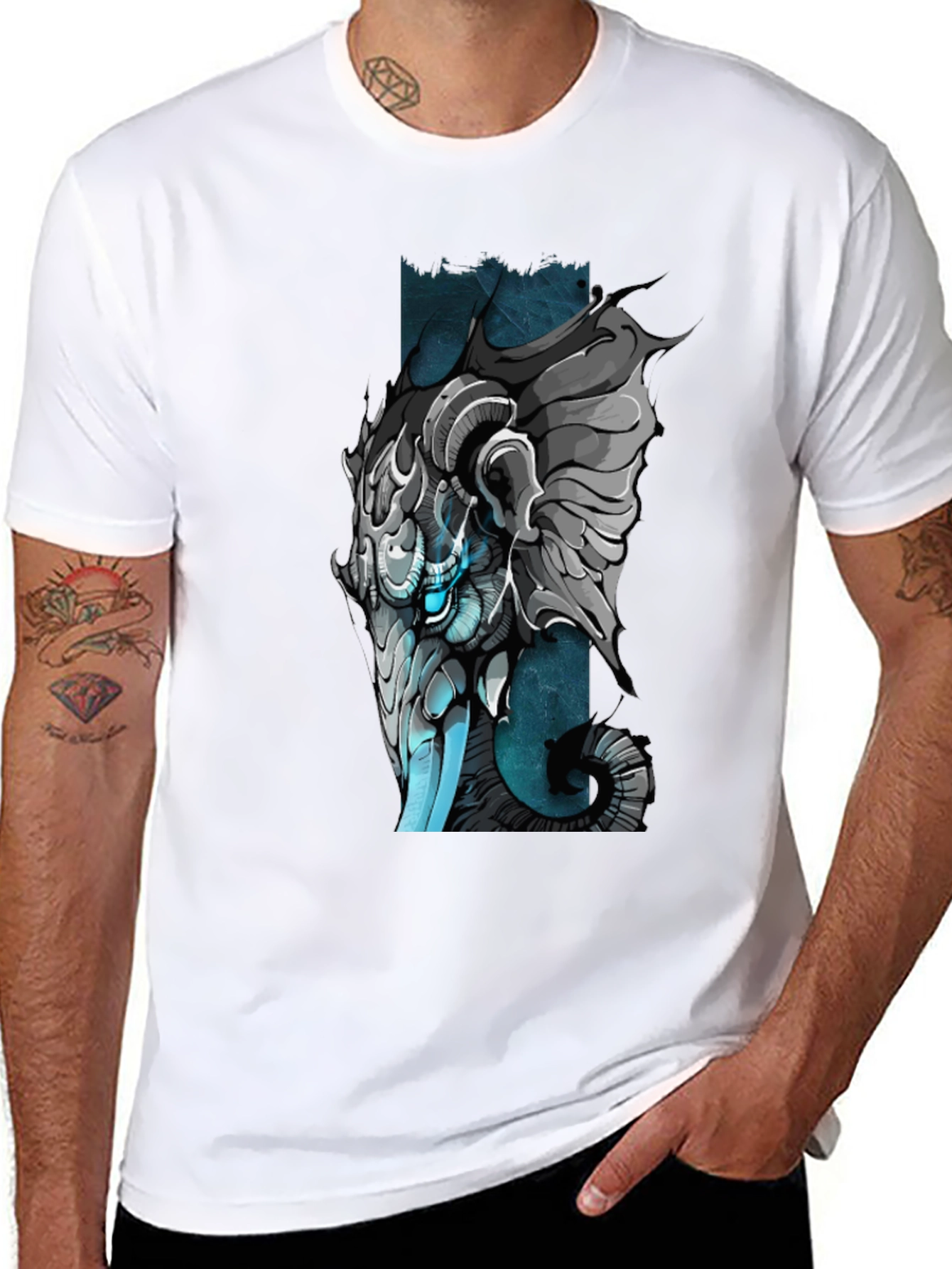 Cybernetic Ram T-Shirt - Unique Graphic Tee