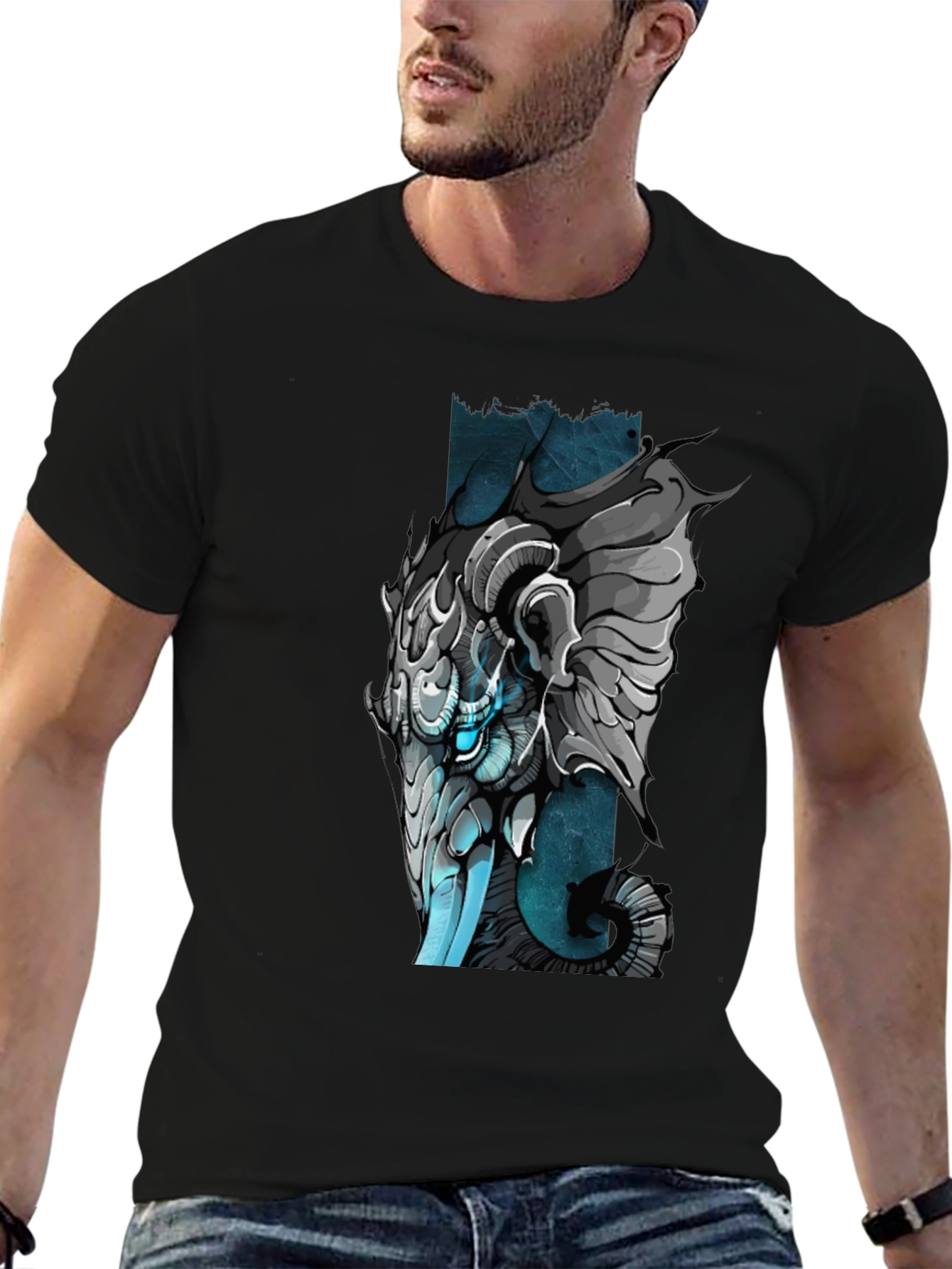 Cybernetic Ram T-Shirt - Unique Graphic Tee
