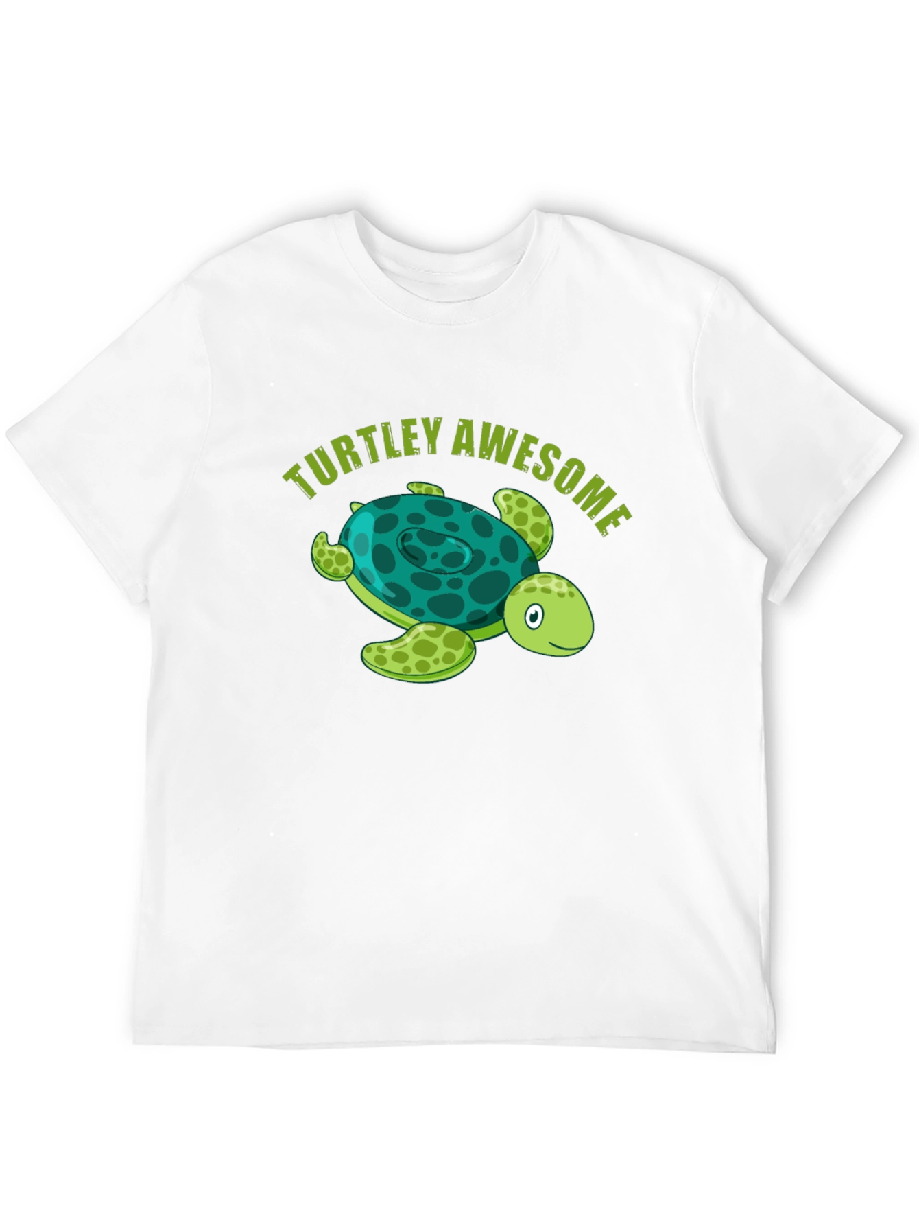 Turtley Awesome Black Graphic Tee