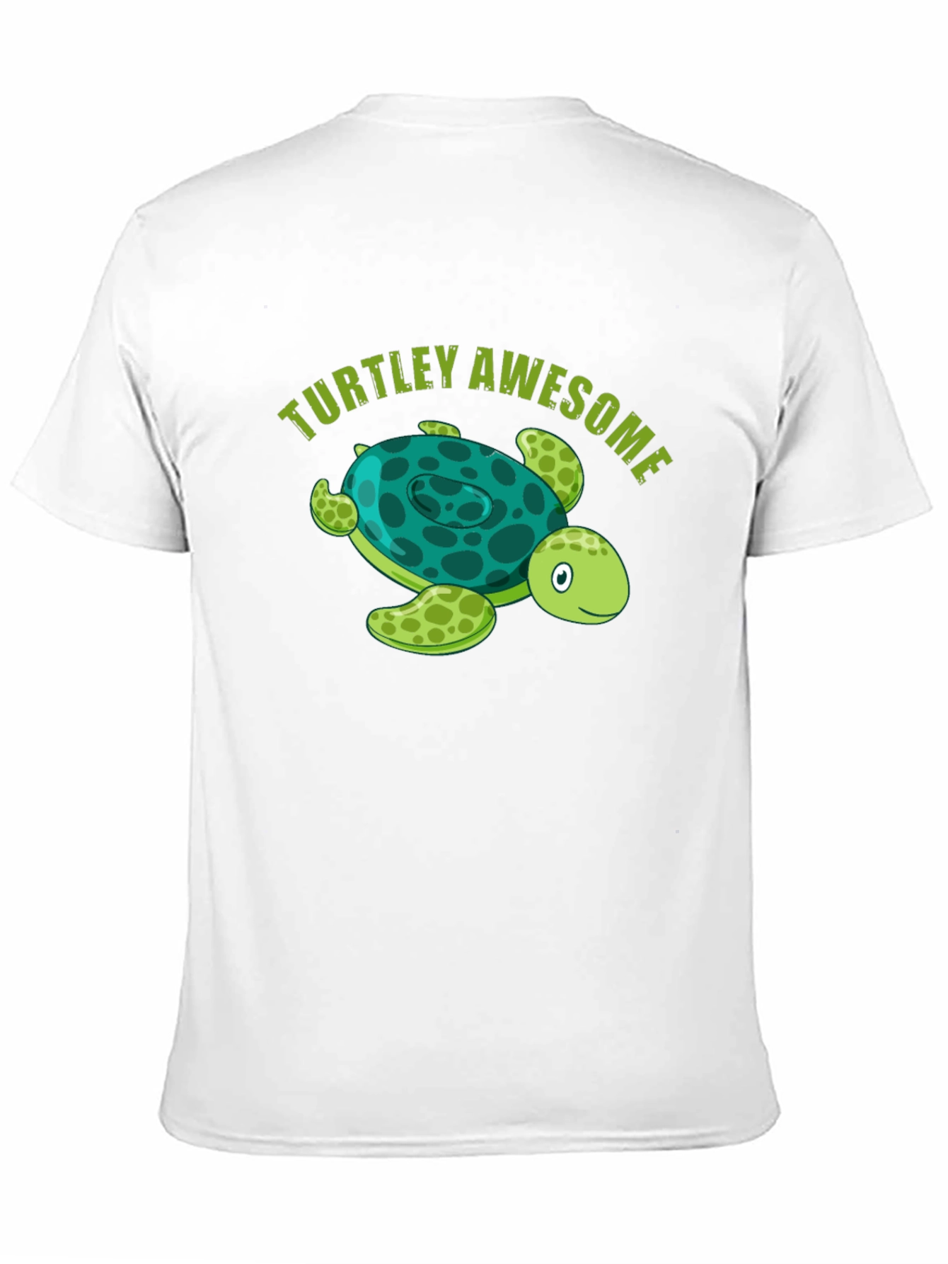 Turtley Awesome Black Graphic Tee