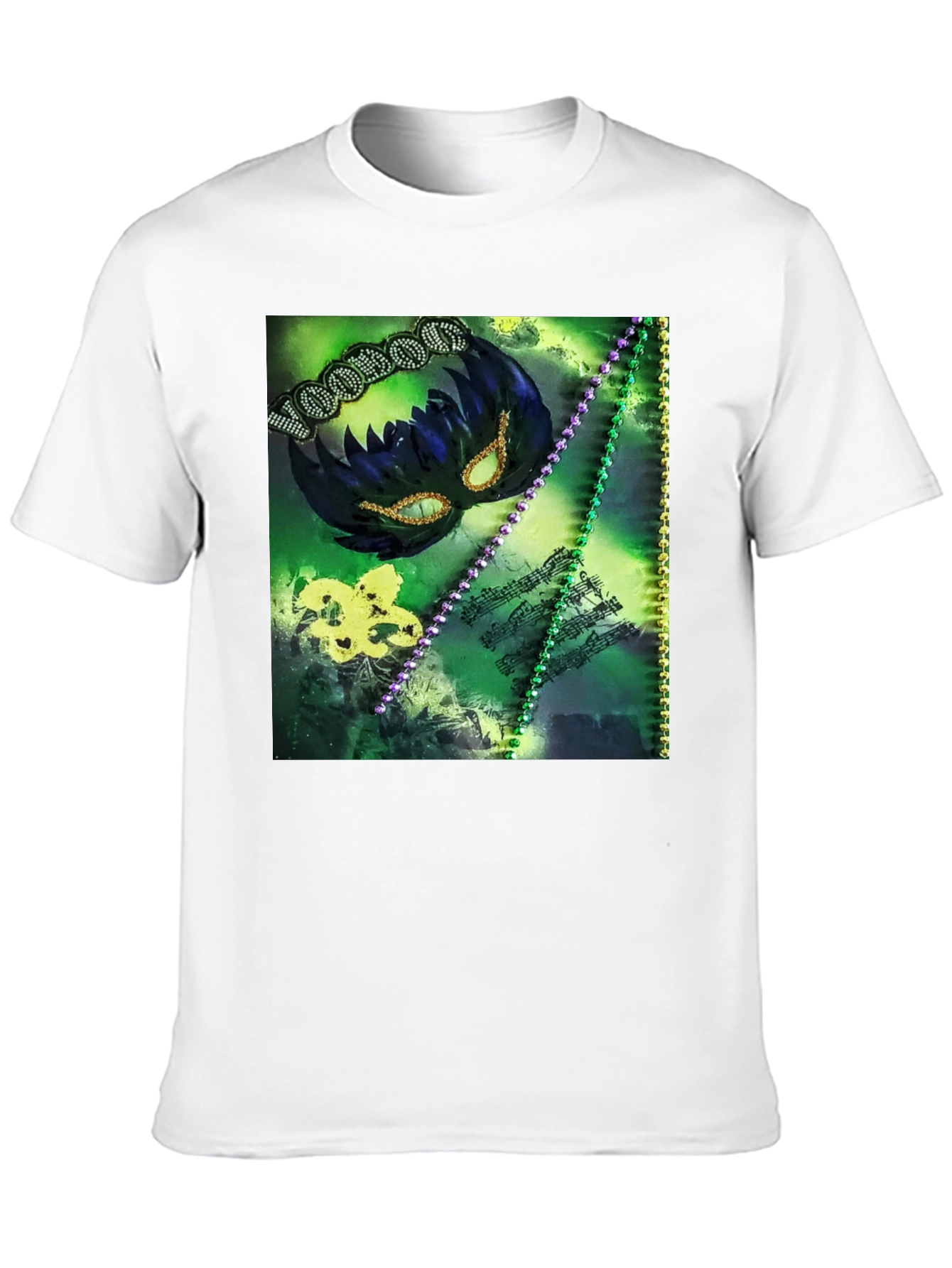 Mardi Gras Theme Graphic Tee