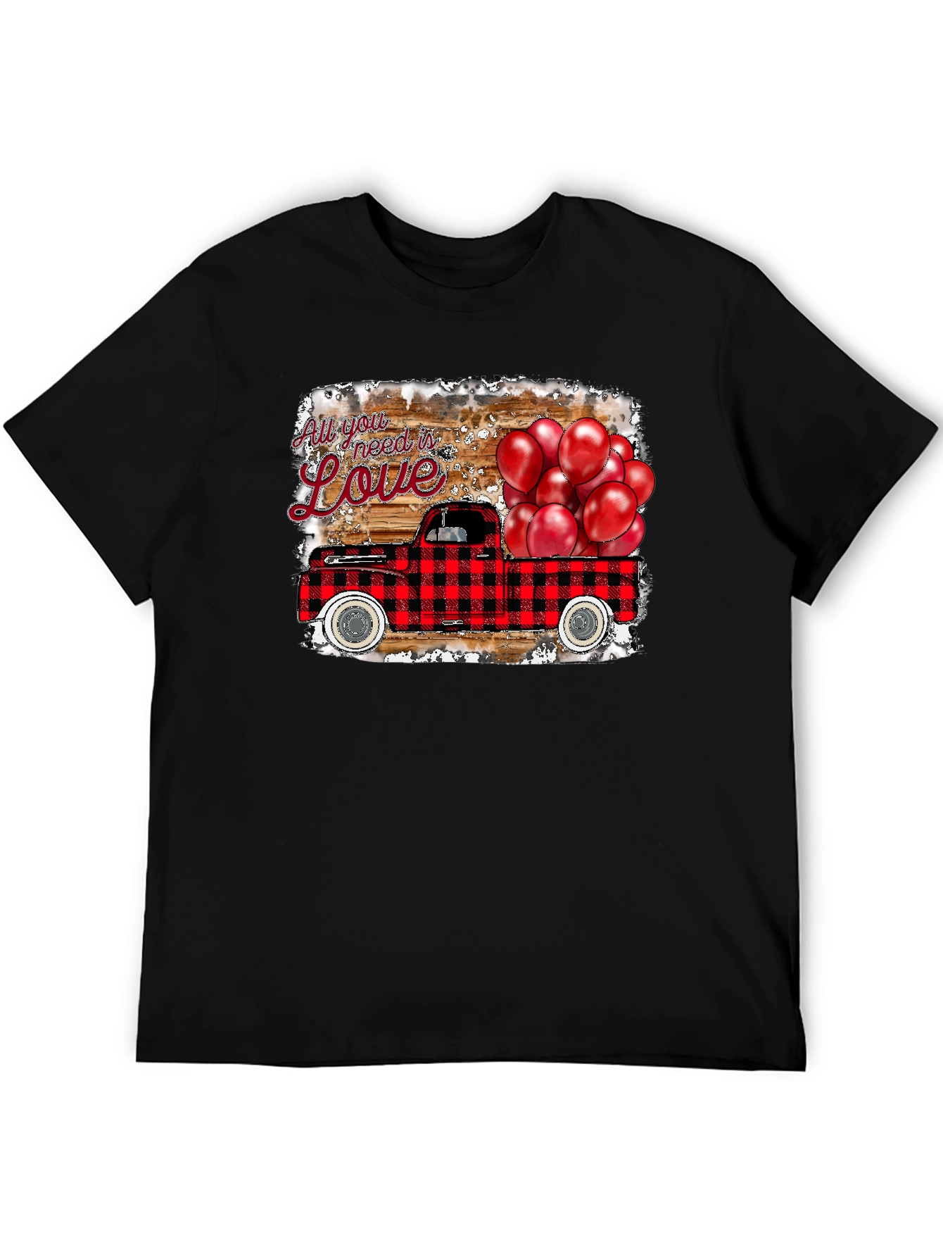 Love Truck Graphic Tee - Valentines Day Shirt
