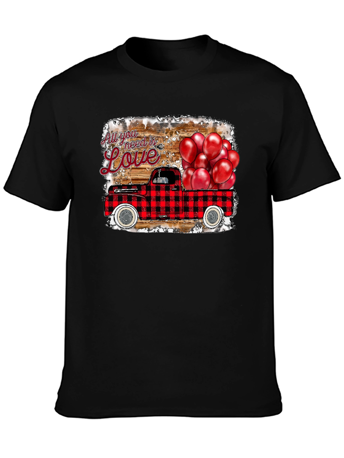 Love Truck Graphic Tee - Valentines Day Shirt