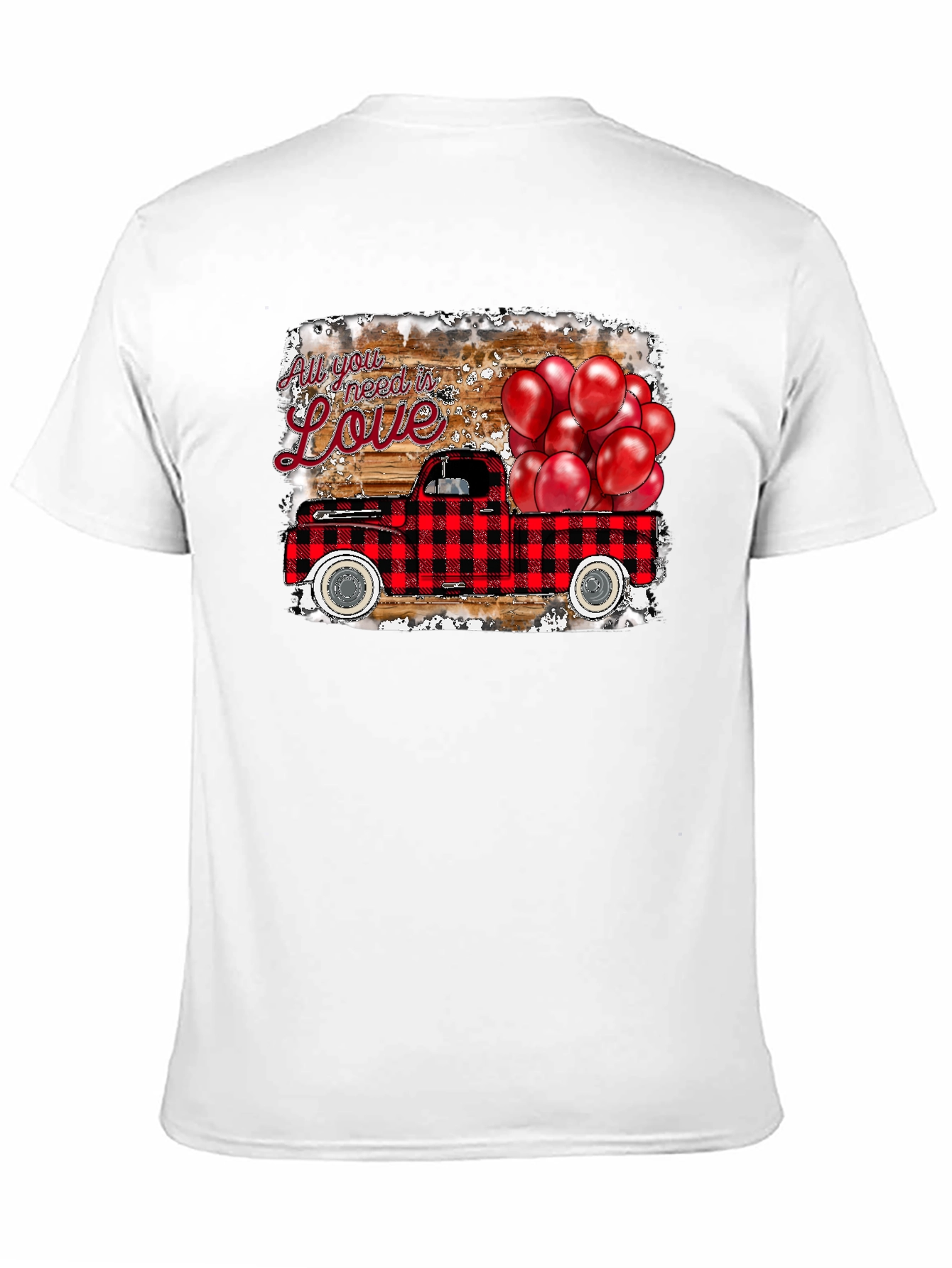 Love Truck Graphic Tee - Valentines Day Shirt