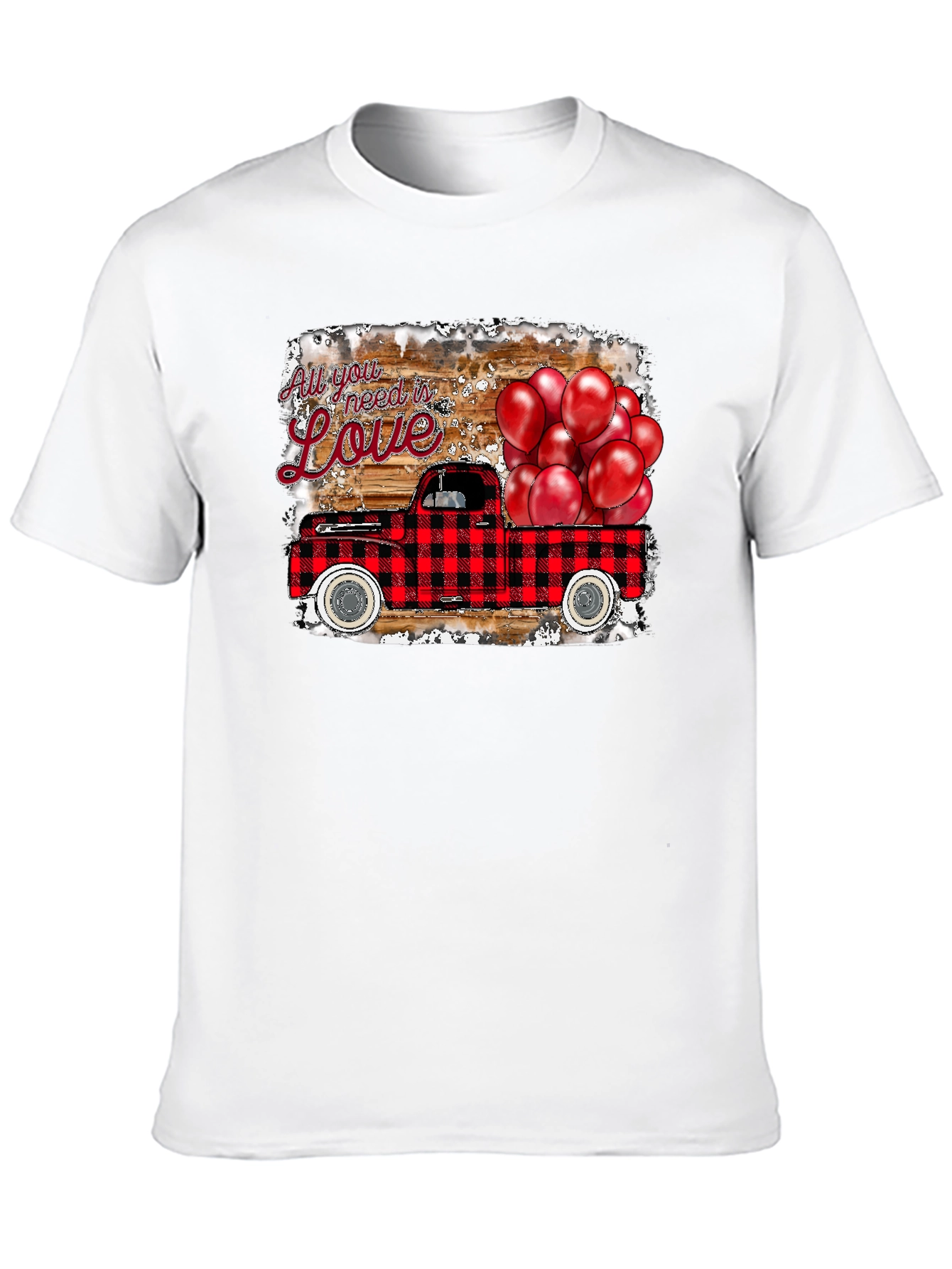 Love Truck Graphic Tee - Valentines Day Shirt