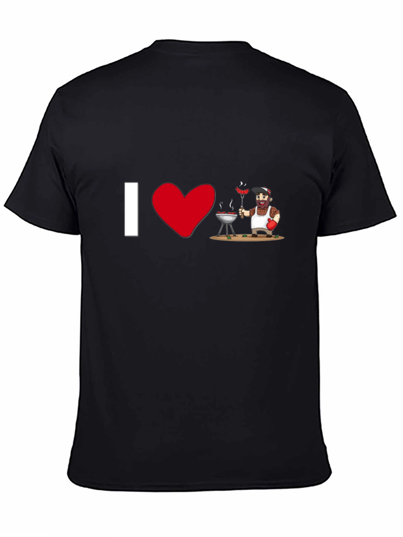 I Heart BBQ - Novelty Graphic T-Shirt