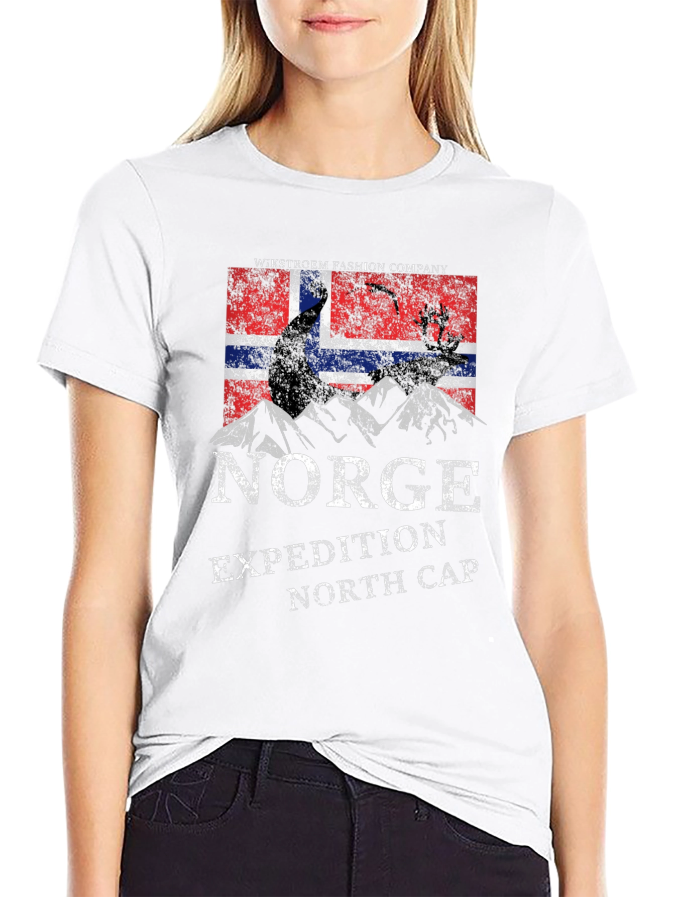 Norge Expedition North Cap Black T-Shirt
