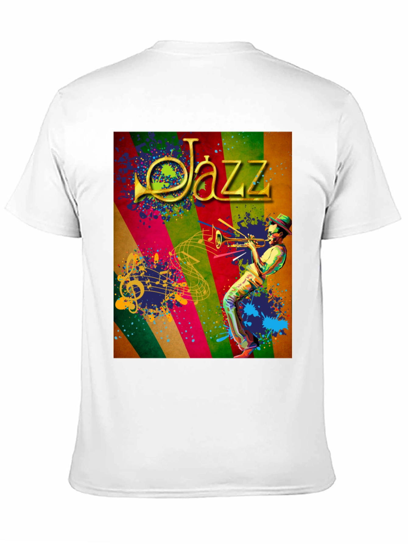 Jazz Musician Graphic Tee - Cool Music T-Shirt