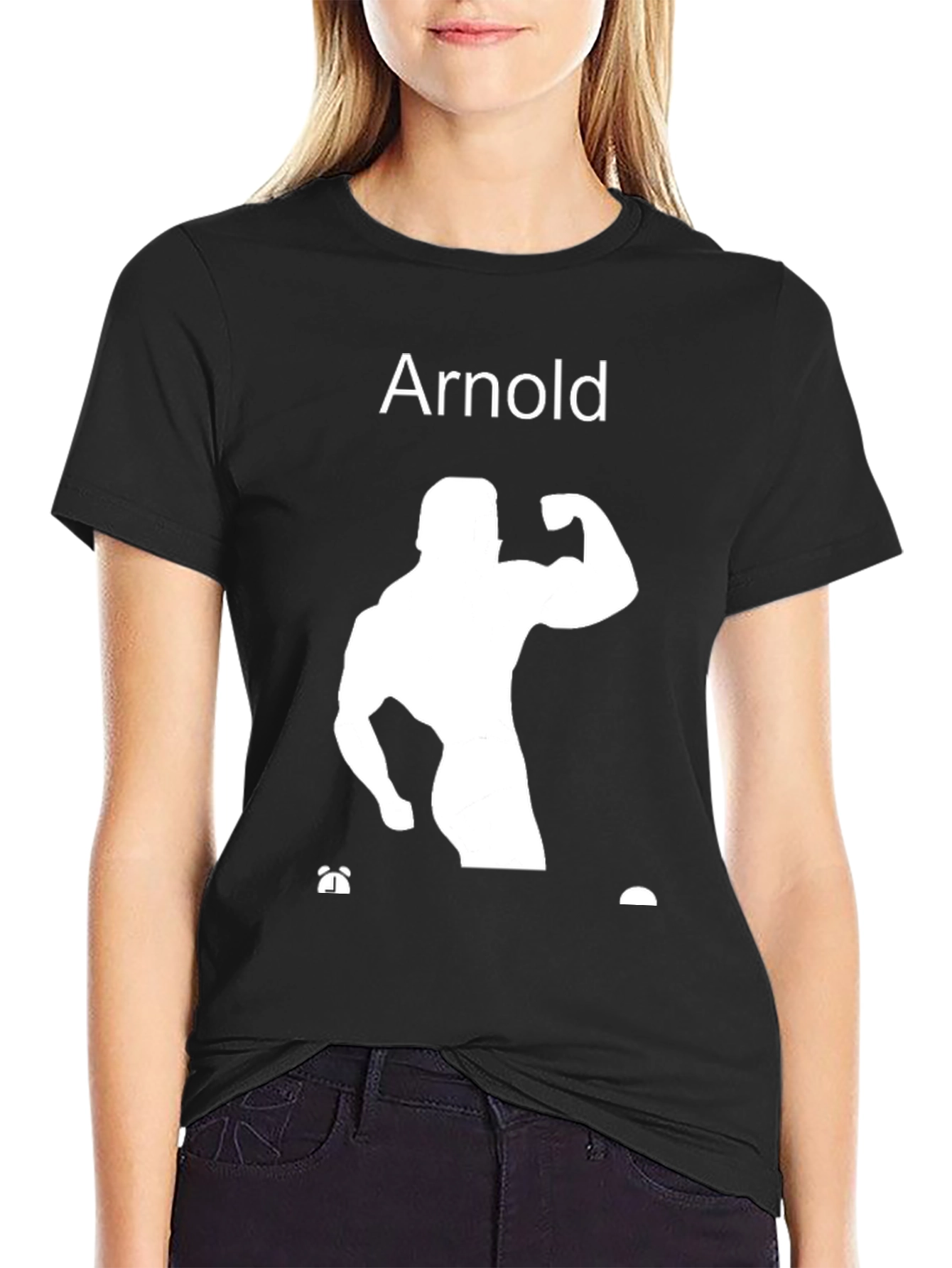 Arnold Bodybuilding Silhouette Graphic Tee