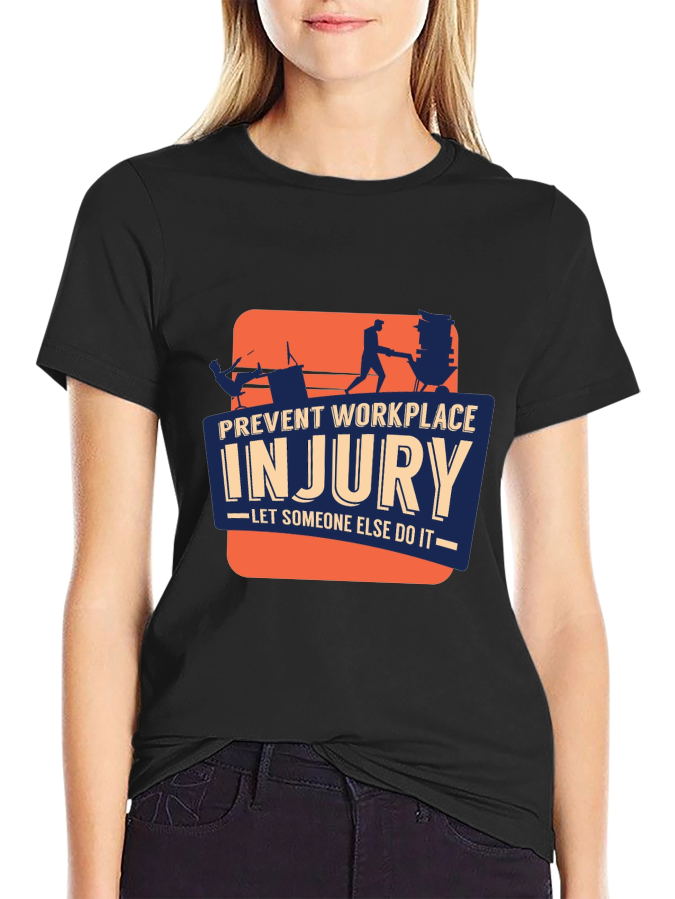 Prevent Workplace Injury Graphic T-Shirt