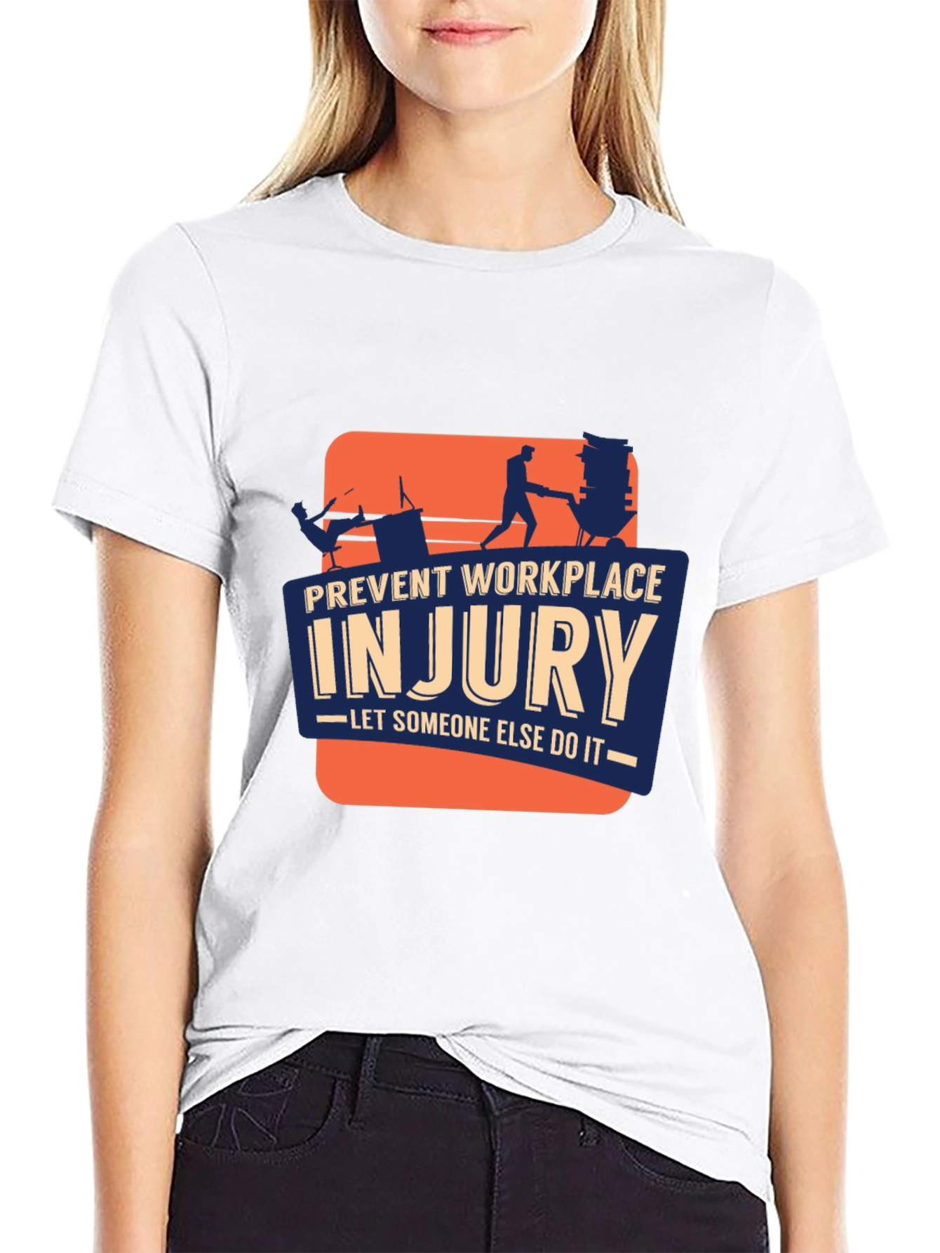 Prevent Workplace Injury Graphic T-Shirt