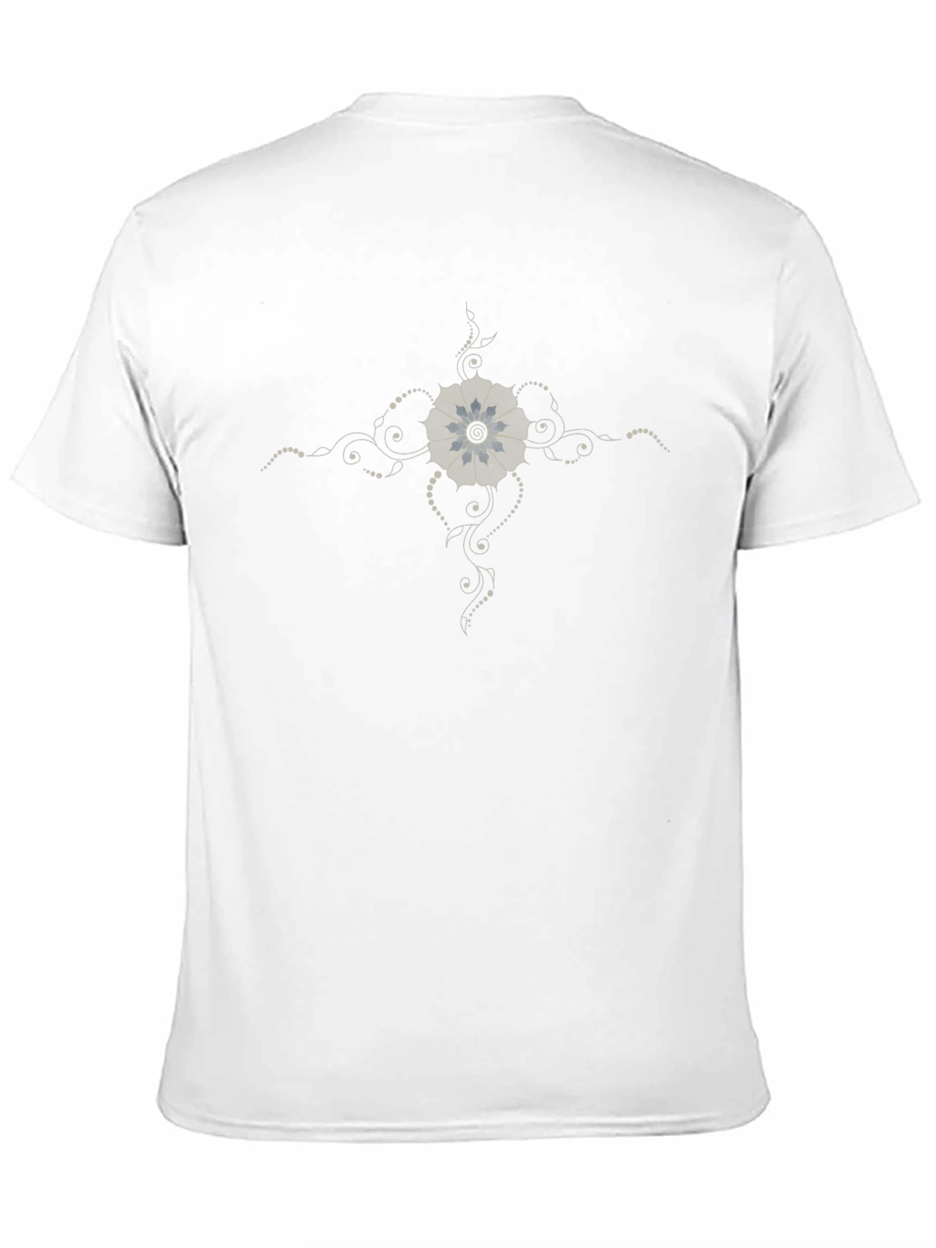 Stylish Black T-Shirt with Floral Graphic Print