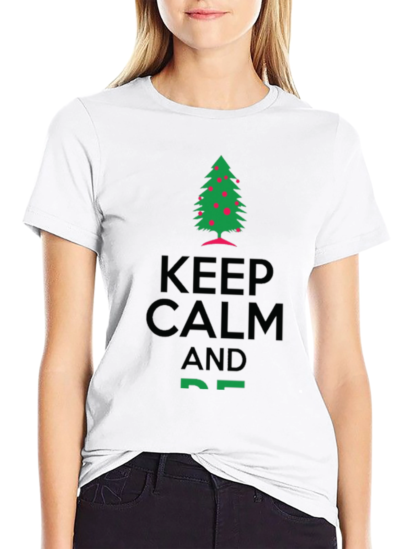Keep Calm & Tree On T-Shirt - Holiday Cheer