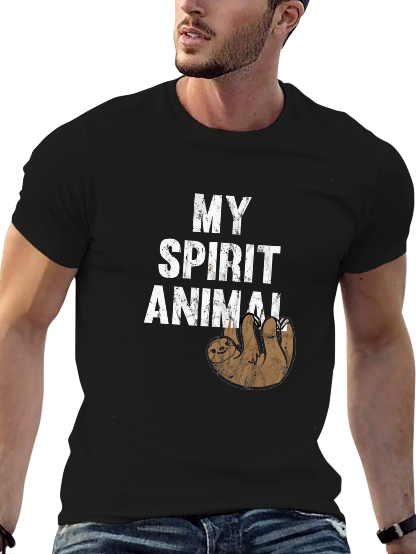 My Spirit Animal Sloth T-Shirt Funny Novelty Tee