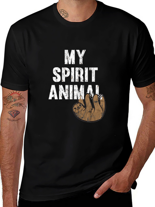 My Spirit Animal Sloth T-Shirt Funny Novelty Tee