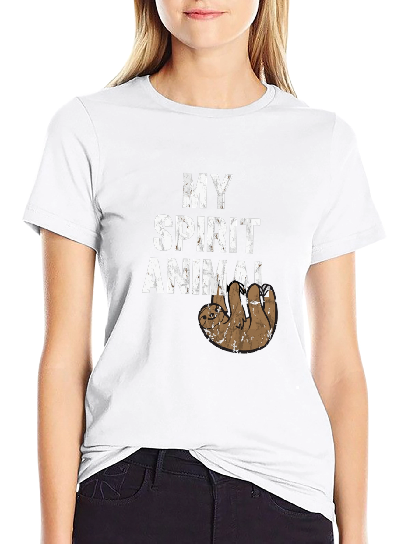 My Spirit Animal Sloth T-Shirt Funny Novelty Tee