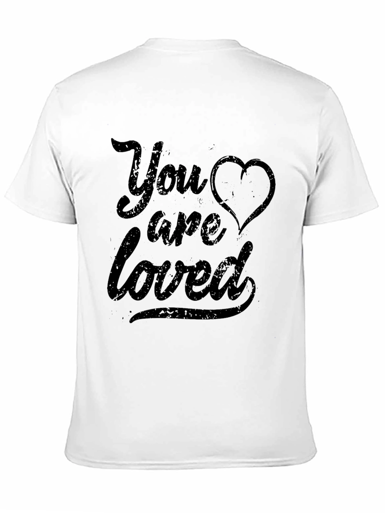 You Are Loved Graphic Tee - Black T-Shirt