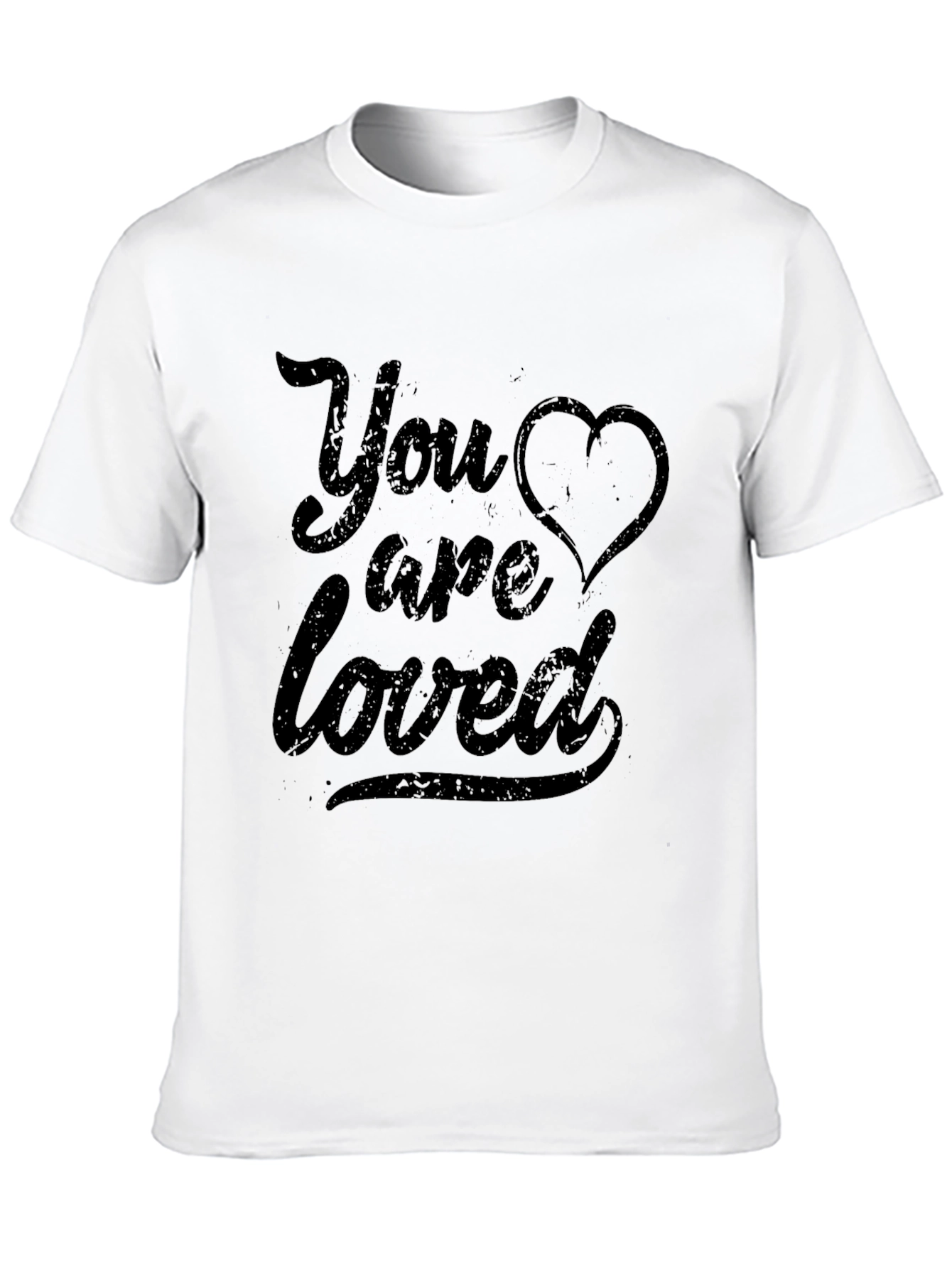 You Are Loved Graphic Tee - Black T-Shirt