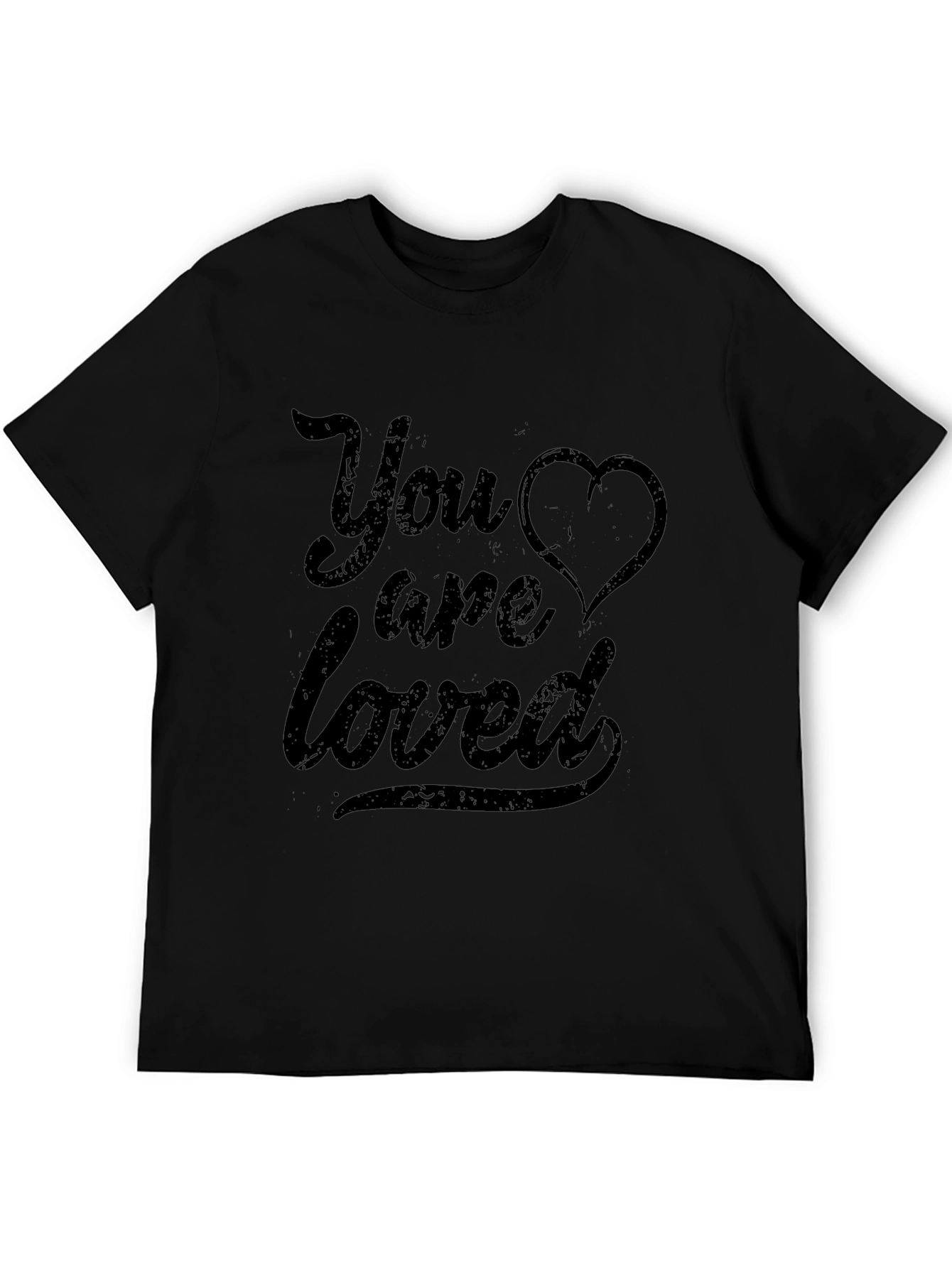 You Are Loved Graphic Tee - Black T-Shirt
