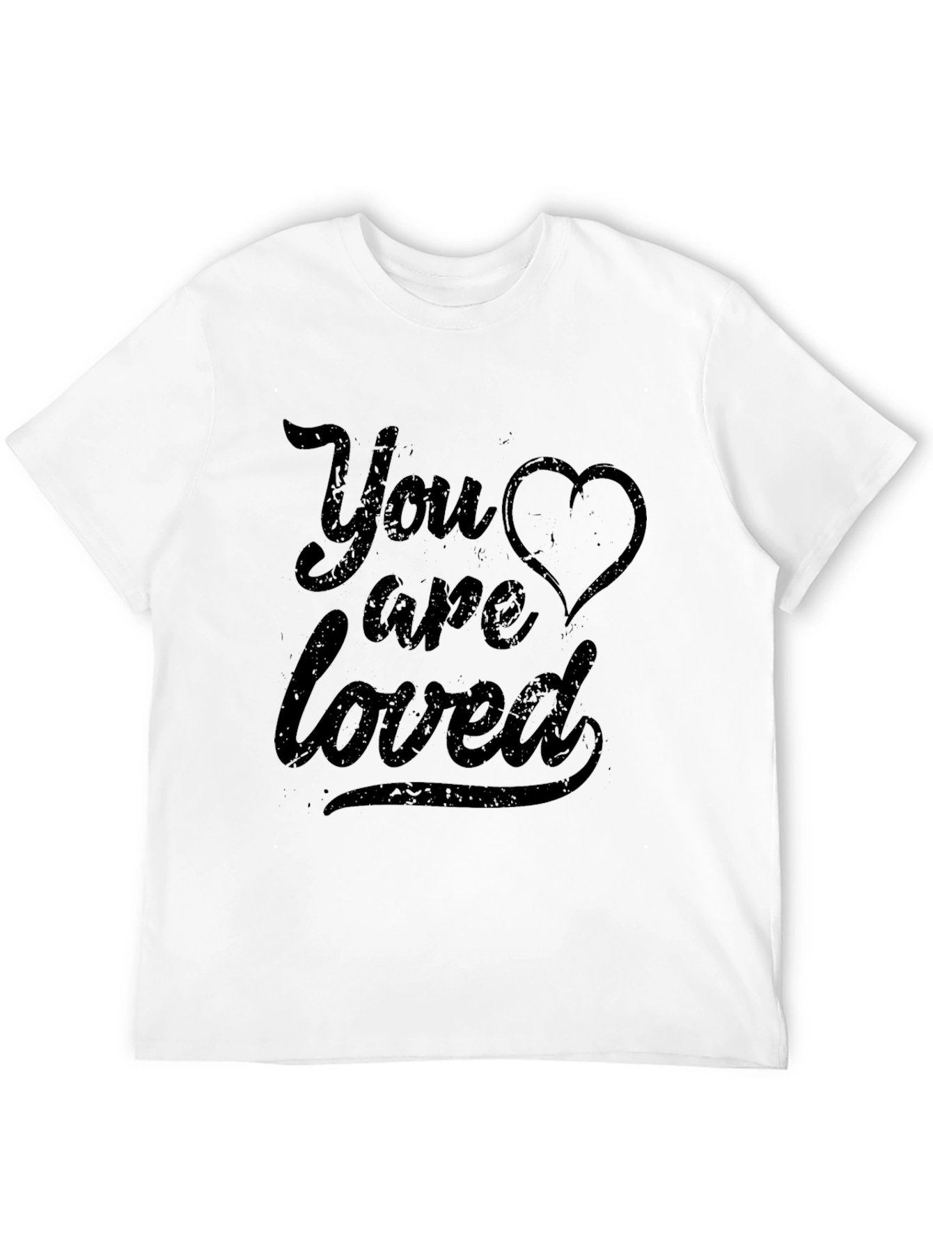 You Are Loved Graphic Tee - Black T-Shirt