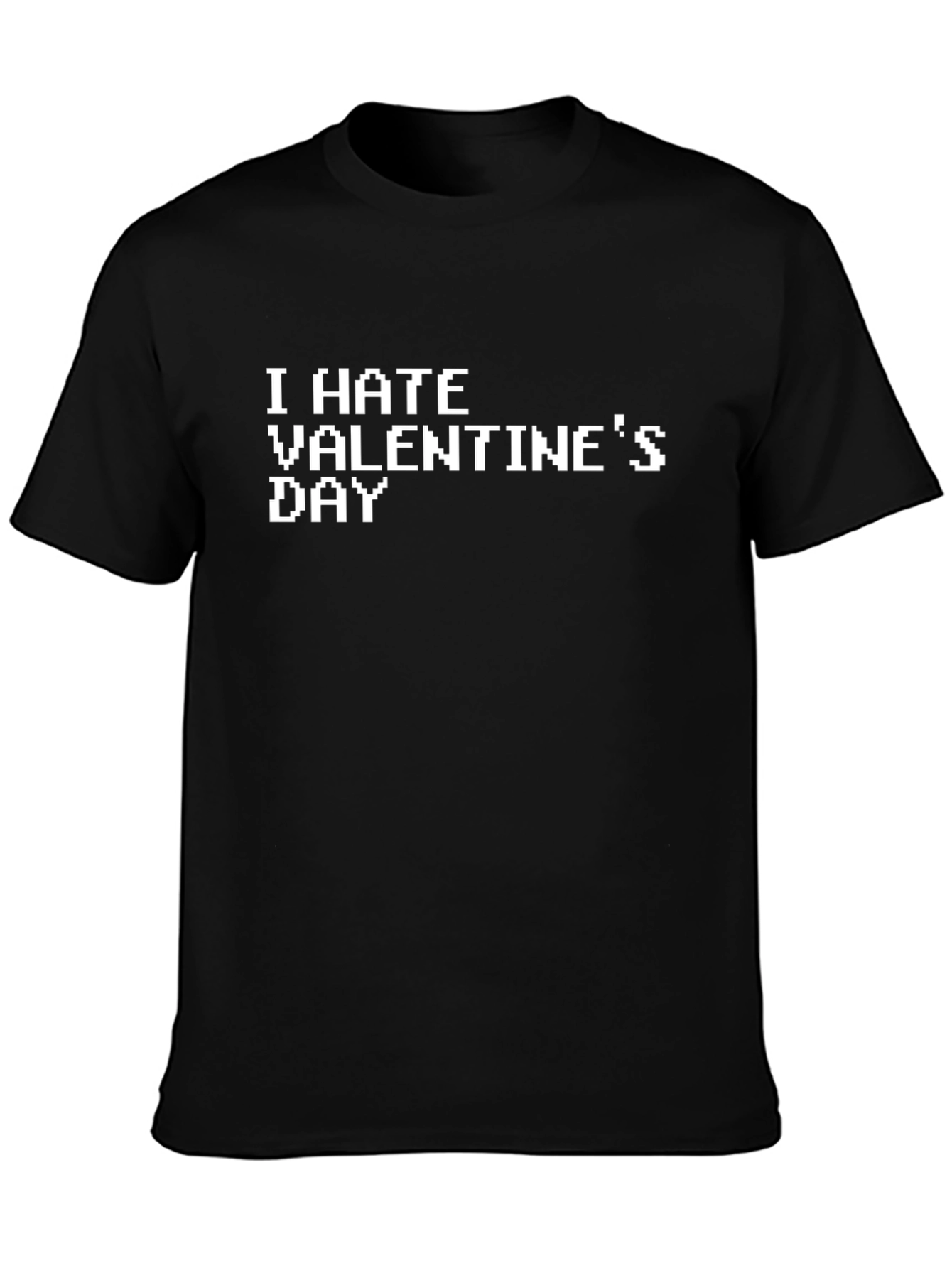 I Hate Valentines Day Pixel T-Shirt