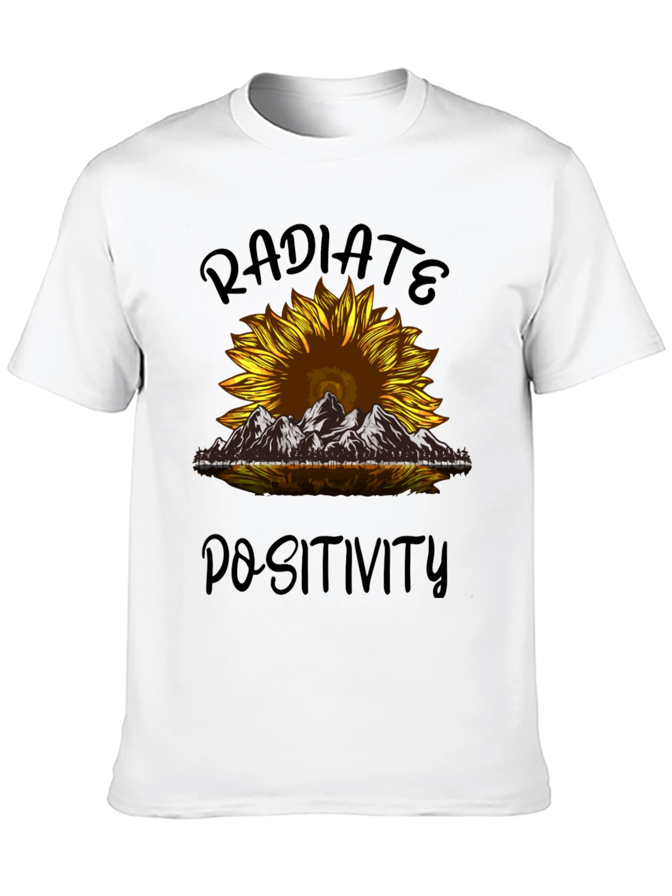 Radiate Positivity Sunflower Graphic Tee