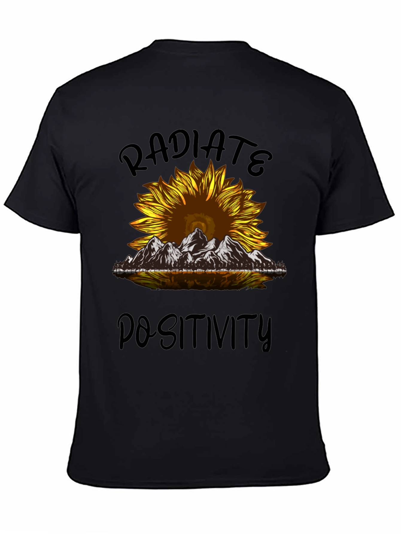 Radiate Positivity Sunflower Graphic Tee