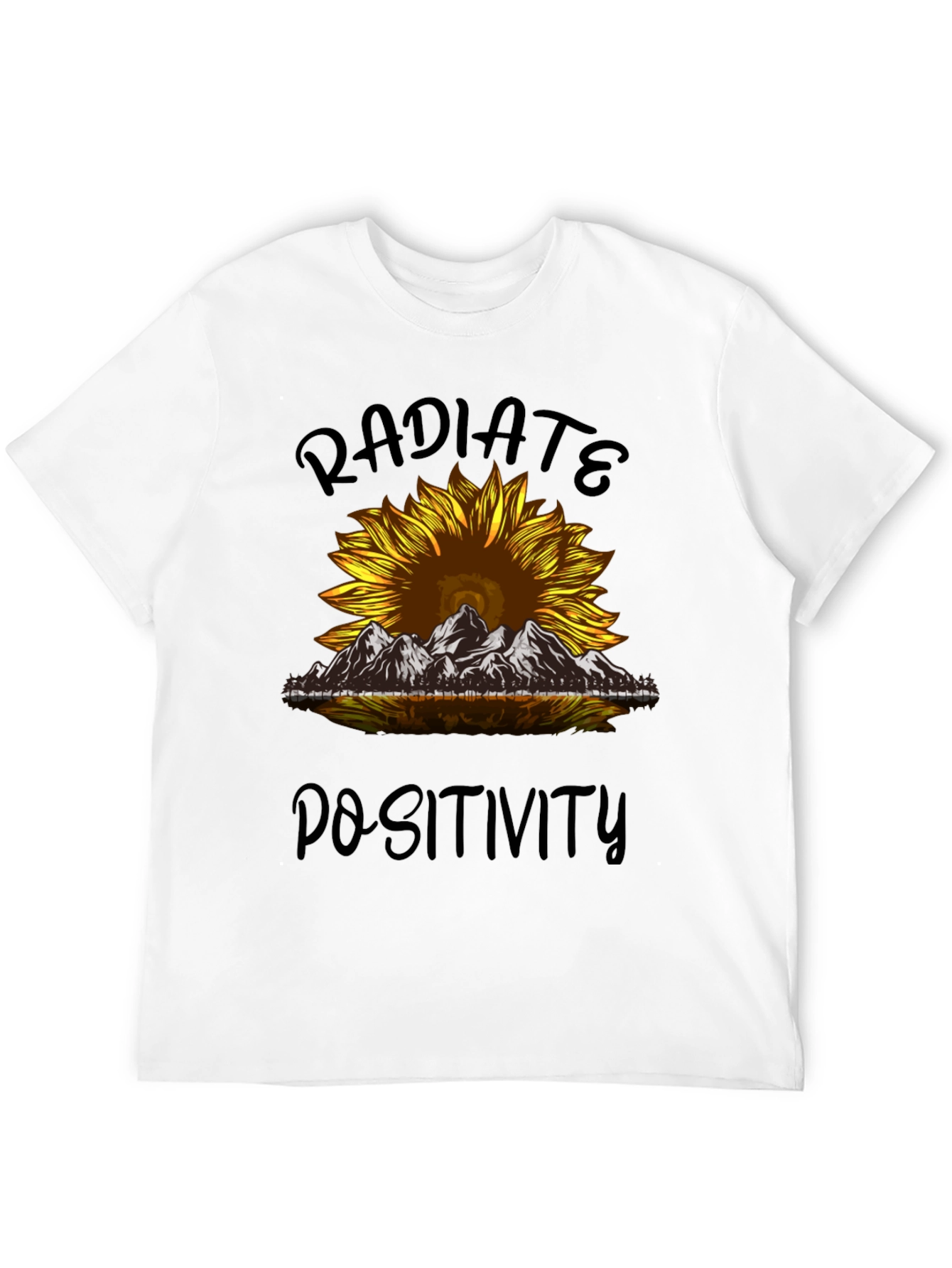 Radiate Positivity Sunflower Graphic Tee
