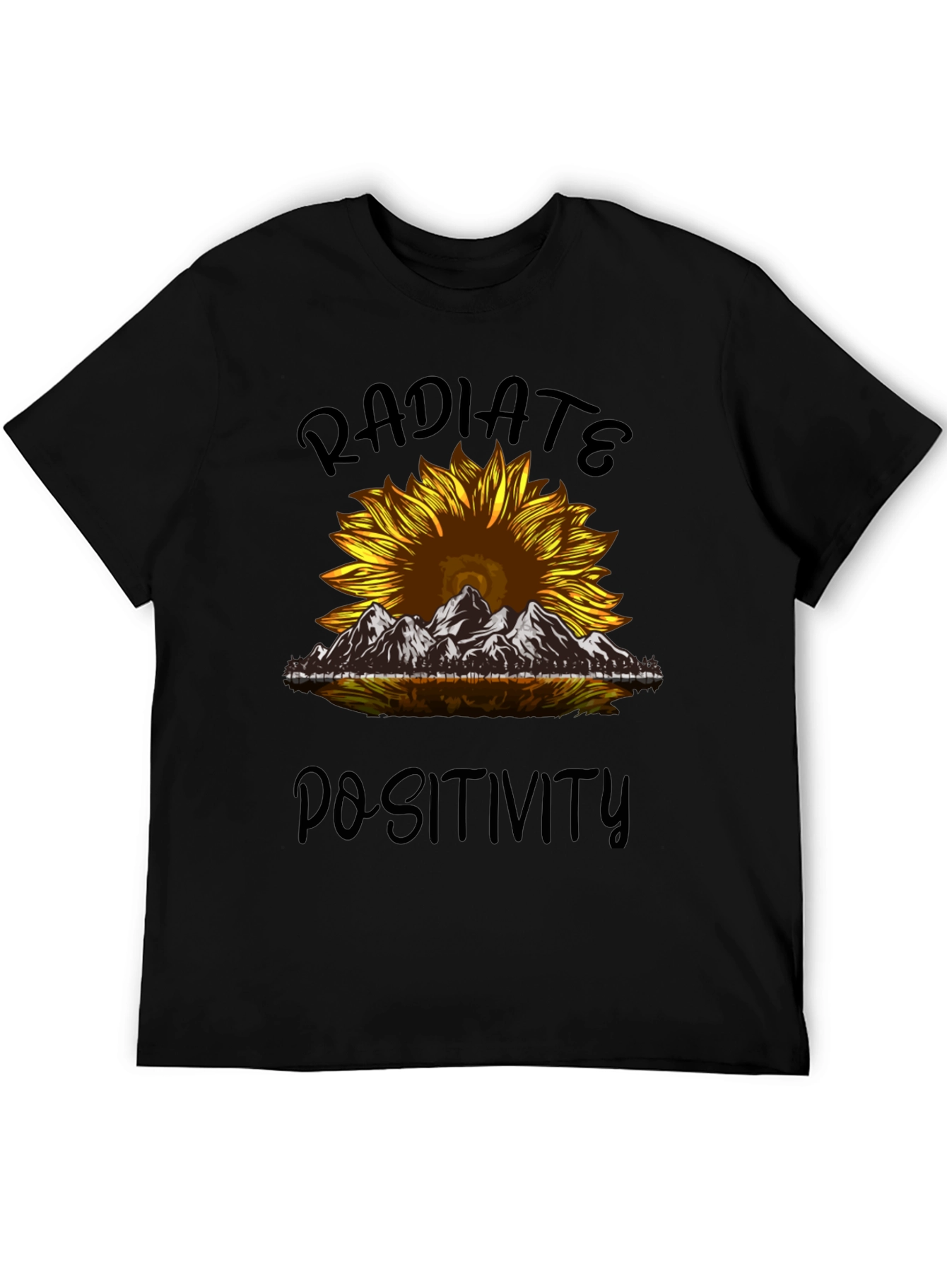 Radiate Positivity Sunflower Graphic Tee