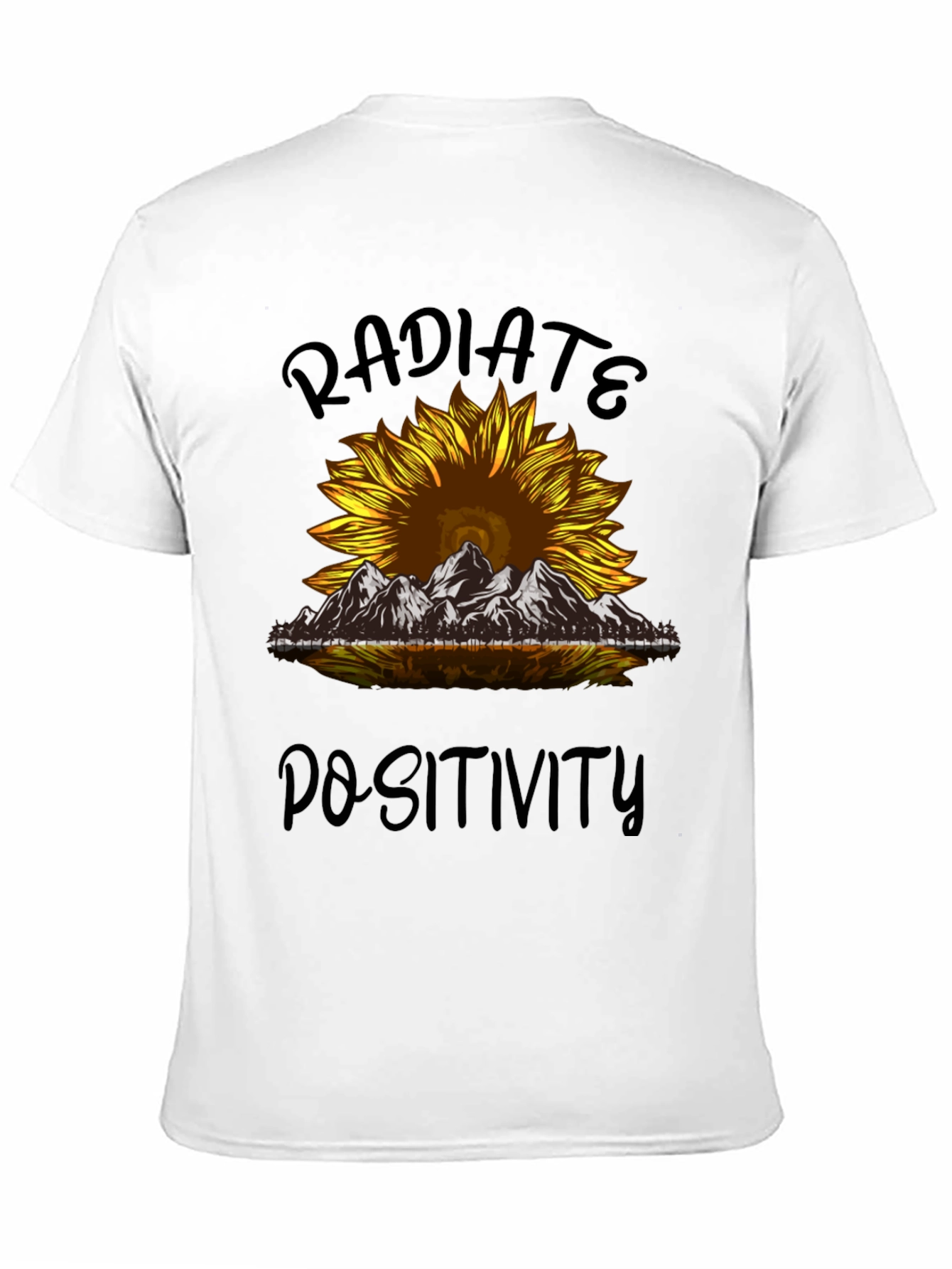 Radiate Positivity Sunflower Graphic Tee