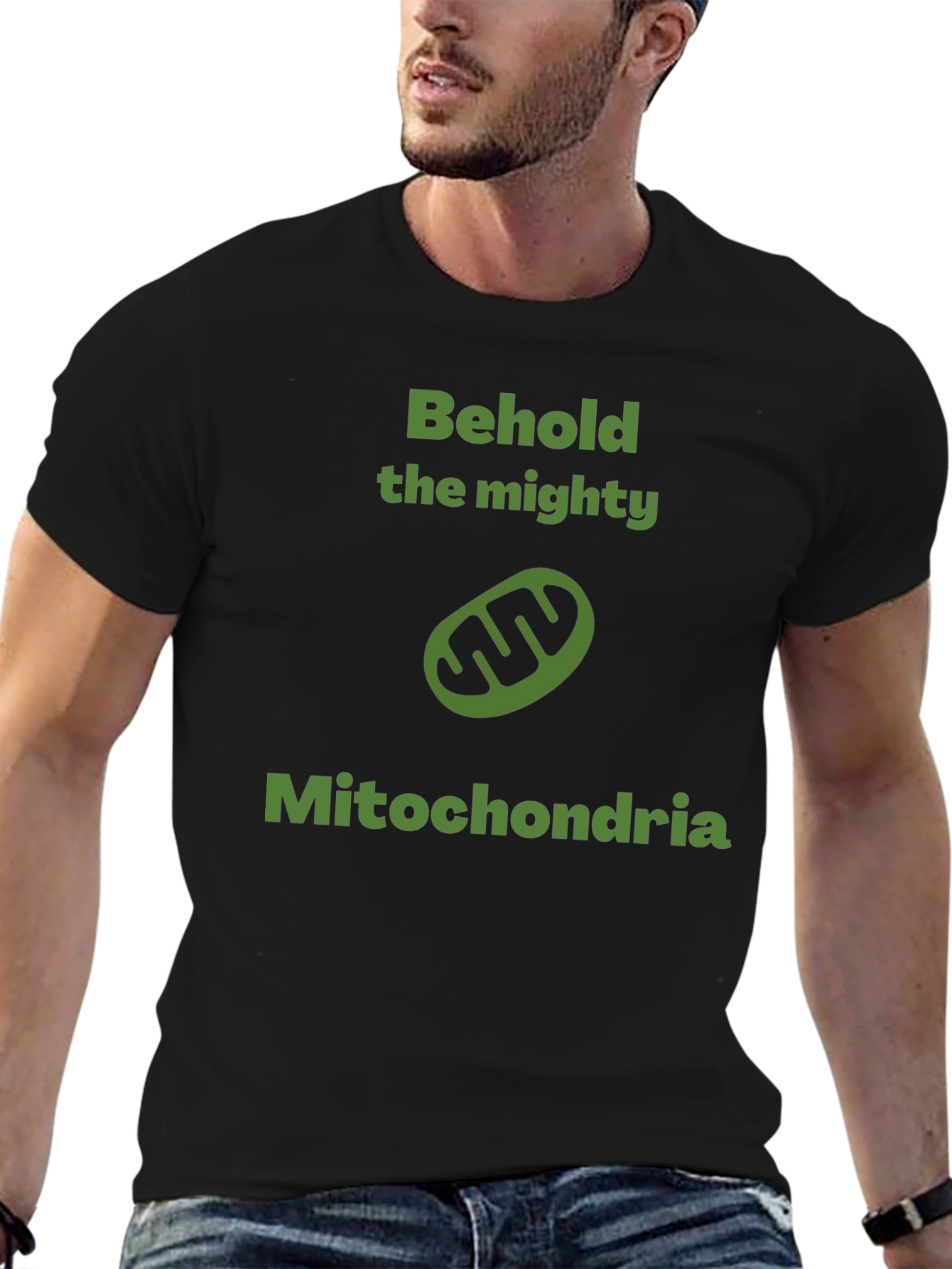 Mitochondria Mighty Funny Science T-Shirt
