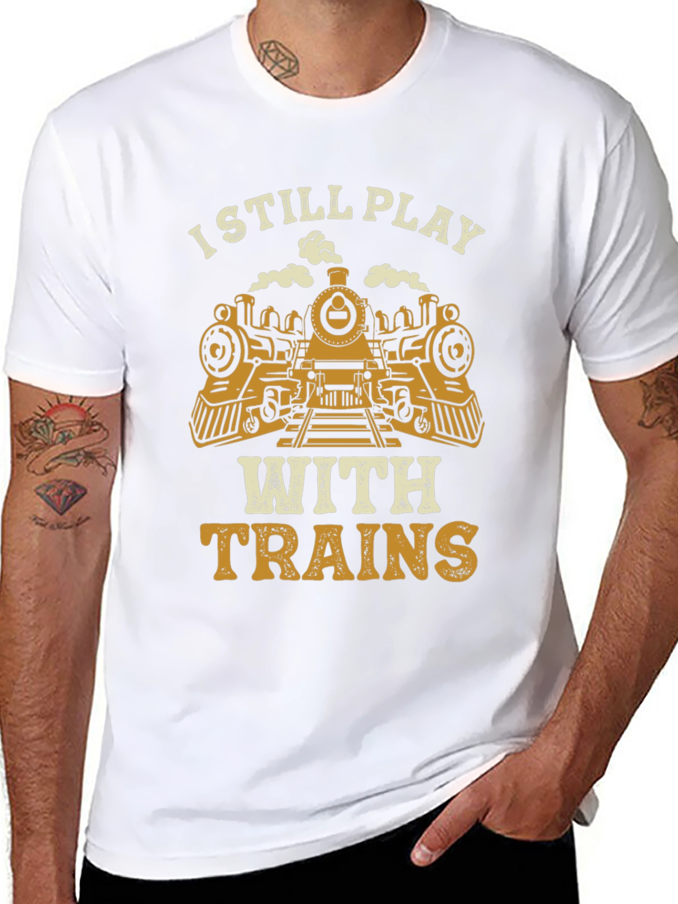 I Still Play With Trains Graphic Tee